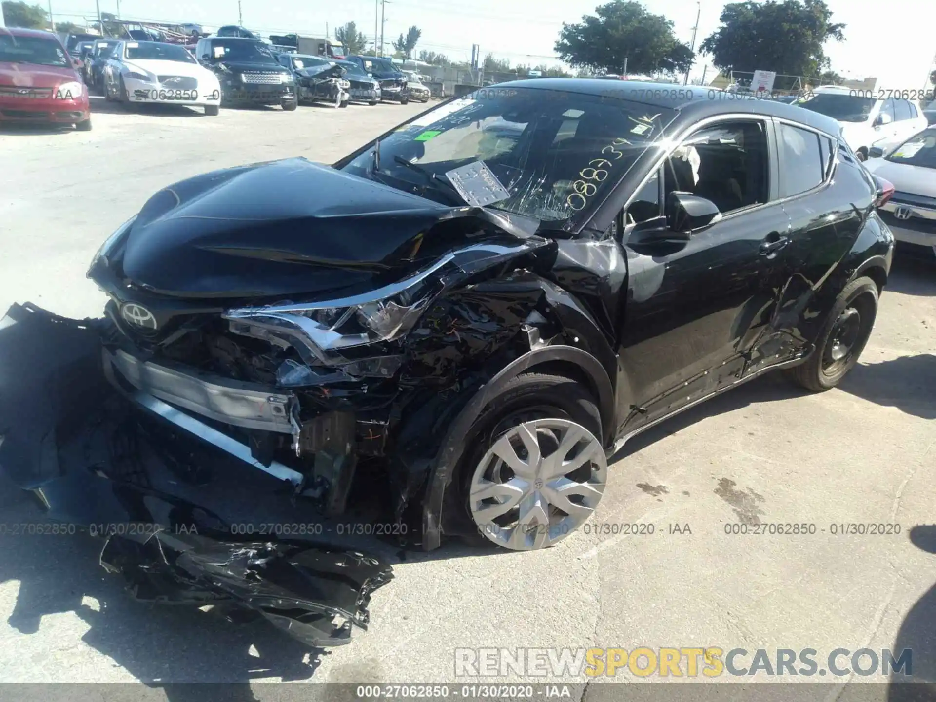 2 Photograph of a damaged car NMTKHMBX8KR088734 TOYOTA C-HR 2019