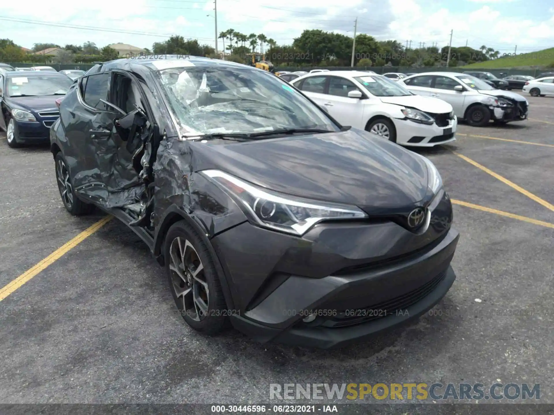 6 Photograph of a damaged car NMTKHMBX8KR089415 TOYOTA C-HR 2019