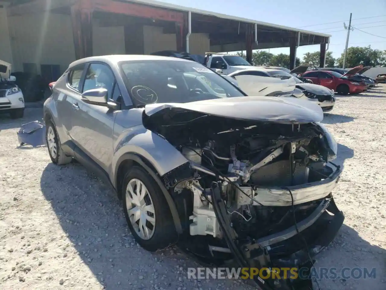 1 Photograph of a damaged car NMTKHMBX8KR089480 TOYOTA C-HR 2019