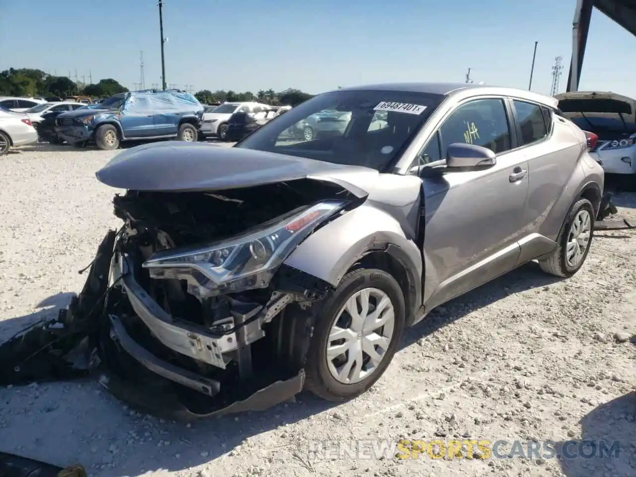 2 Photograph of a damaged car NMTKHMBX8KR089480 TOYOTA C-HR 2019