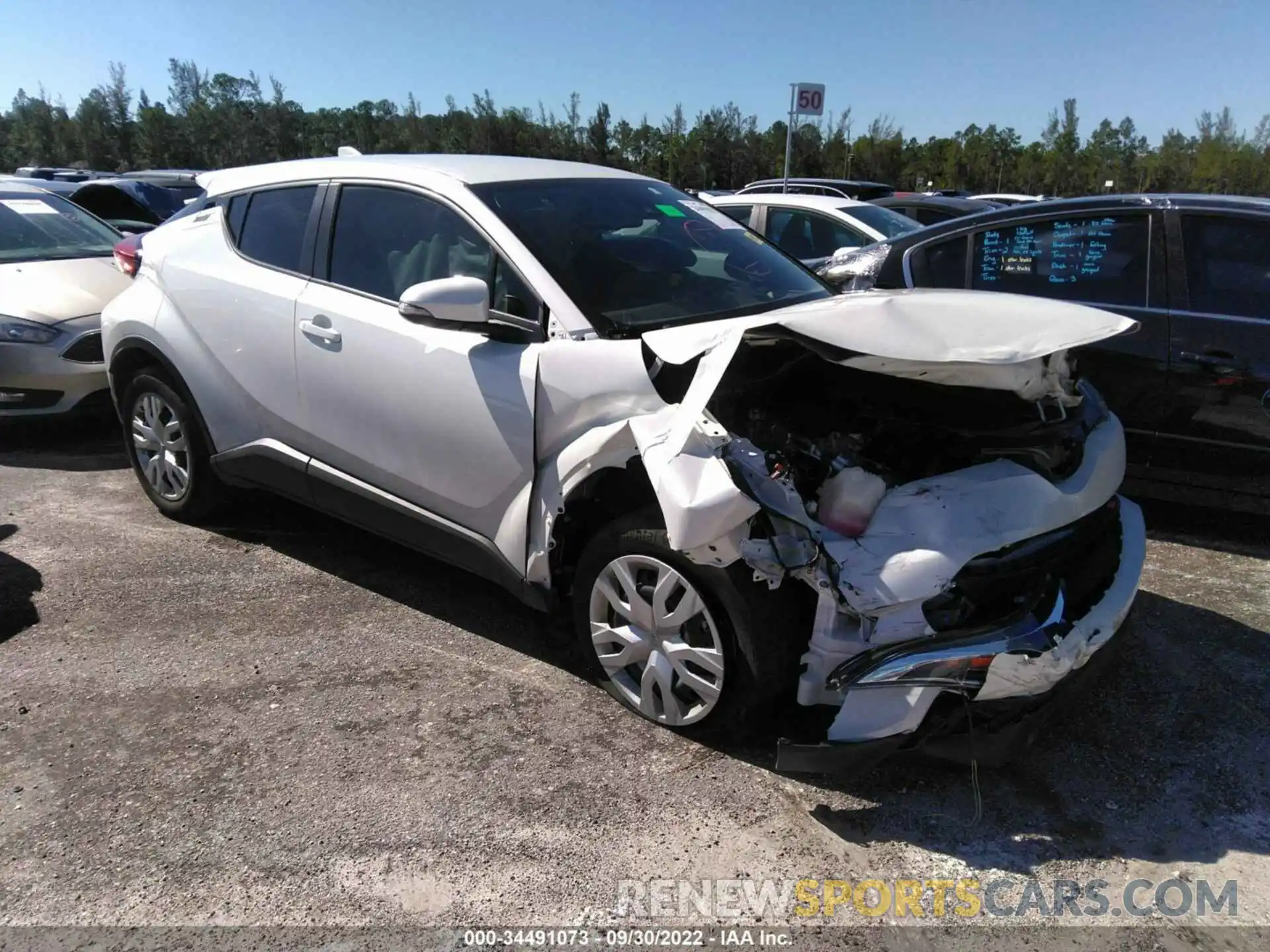 1 Photograph of a damaged car NMTKHMBX8KR090497 TOYOTA C-HR 2019