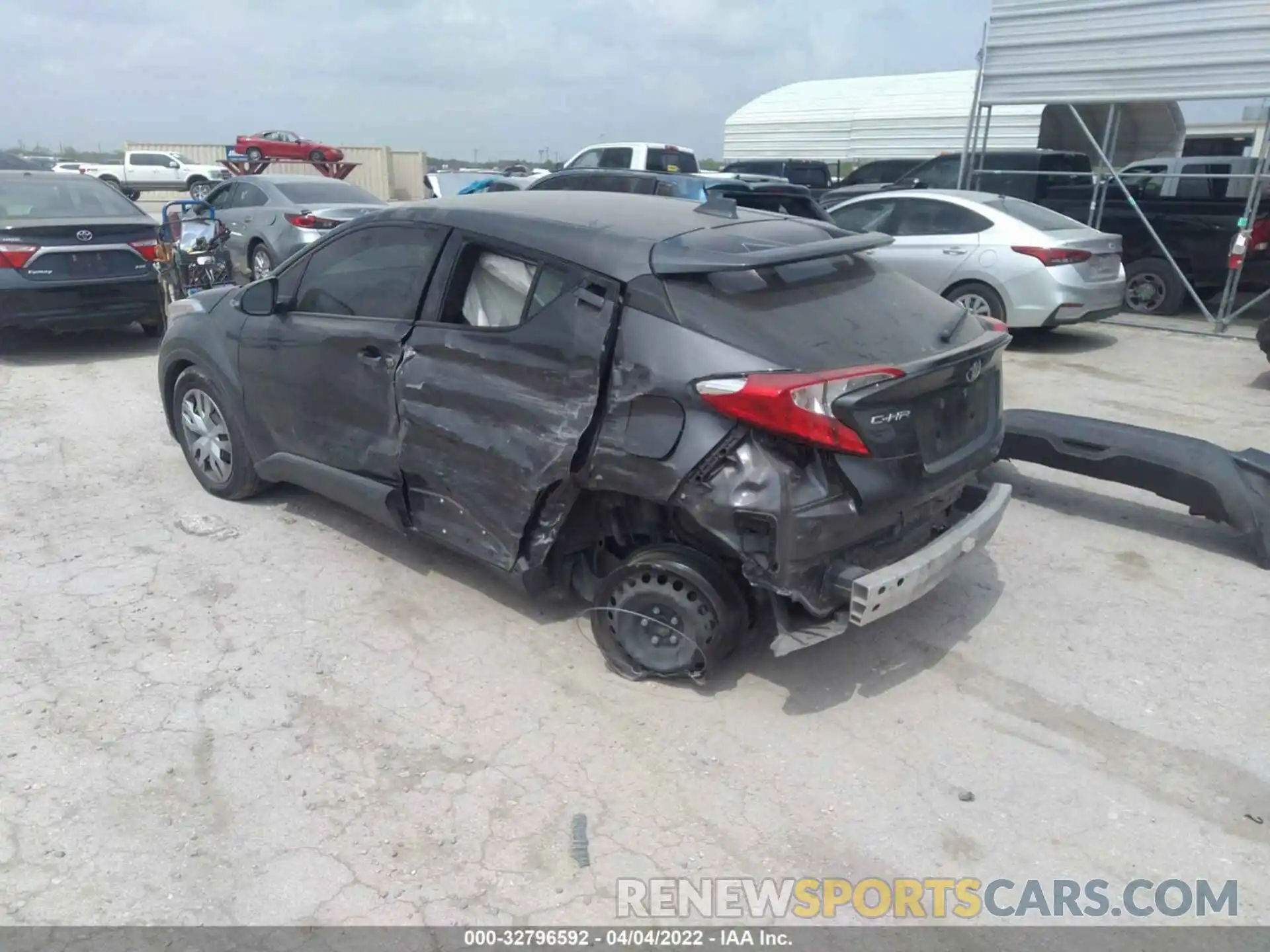 3 Photograph of a damaged car NMTKHMBX8KR091469 TOYOTA C-HR 2019