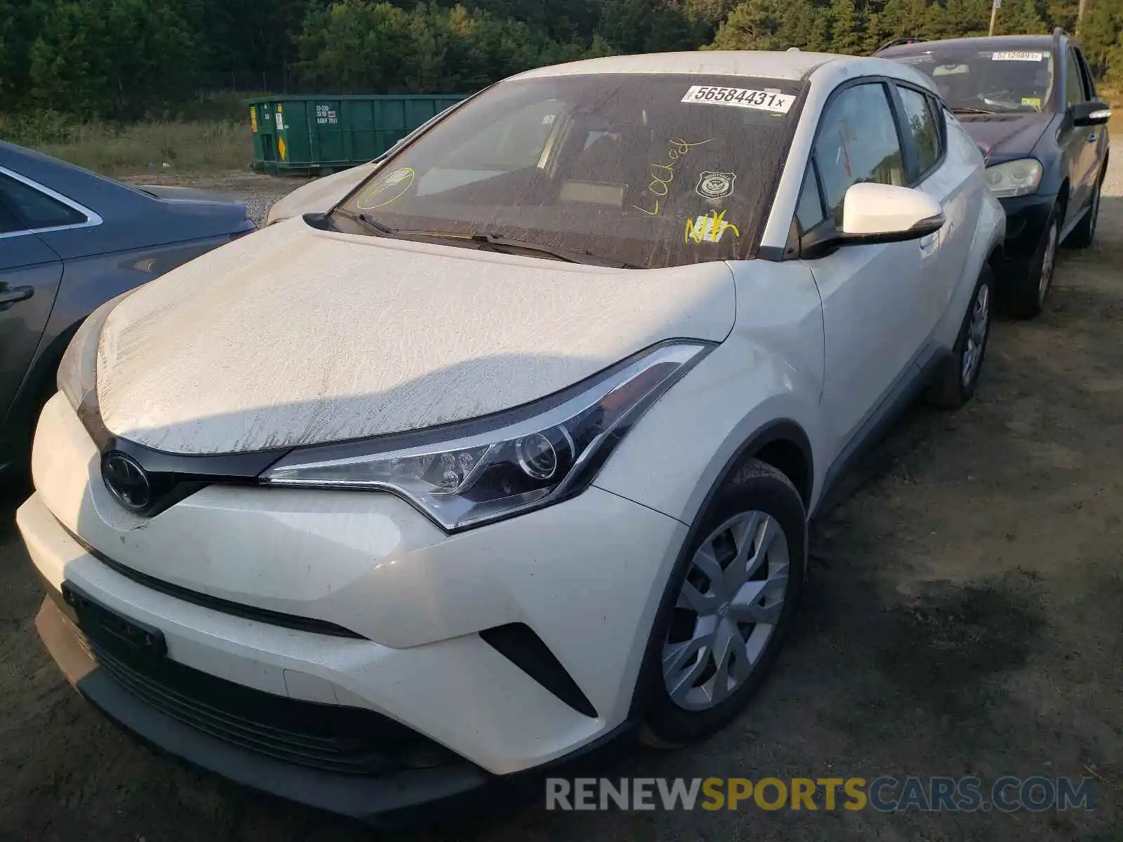 2 Фотография поврежденного автомобиля NMTKHMBX8KR092119 TOYOTA C-HR 2019