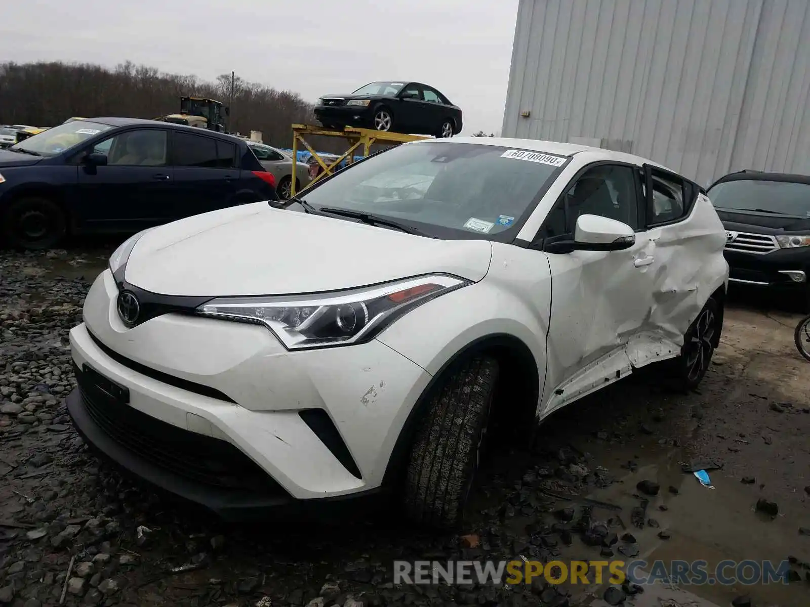 2 Photograph of a damaged car NMTKHMBX8KR092573 TOYOTA C-HR 2019