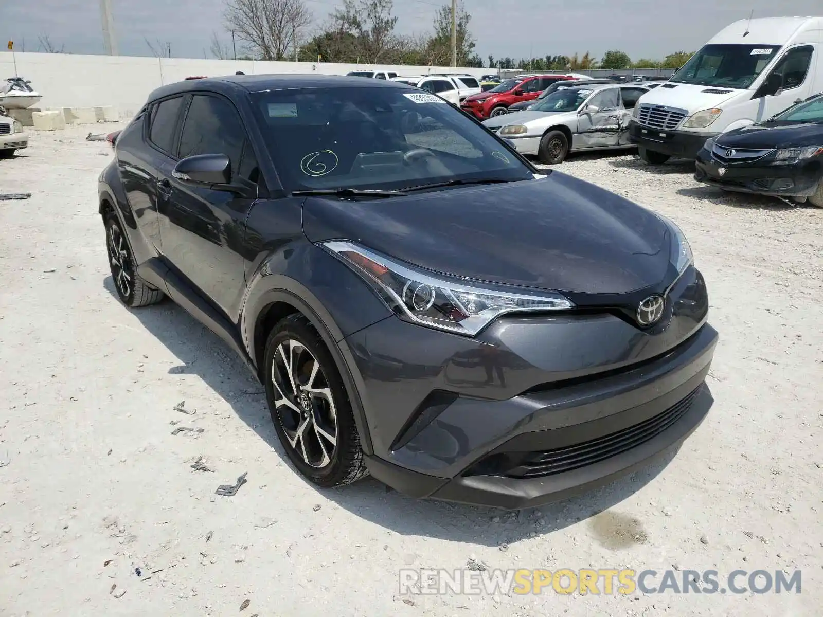 1 Photograph of a damaged car NMTKHMBX8KR092802 TOYOTA C-HR 2019