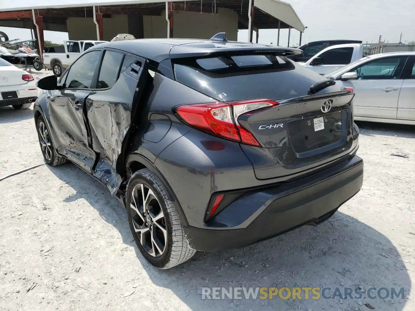 3 Photograph of a damaged car NMTKHMBX8KR092802 TOYOTA C-HR 2019