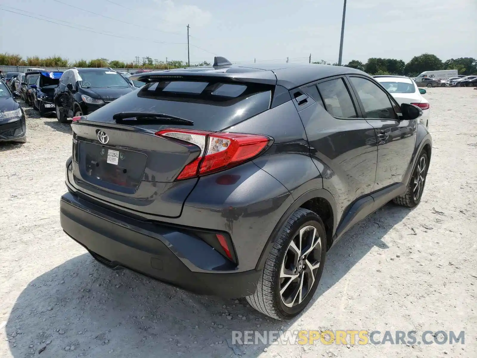 4 Photograph of a damaged car NMTKHMBX8KR092802 TOYOTA C-HR 2019