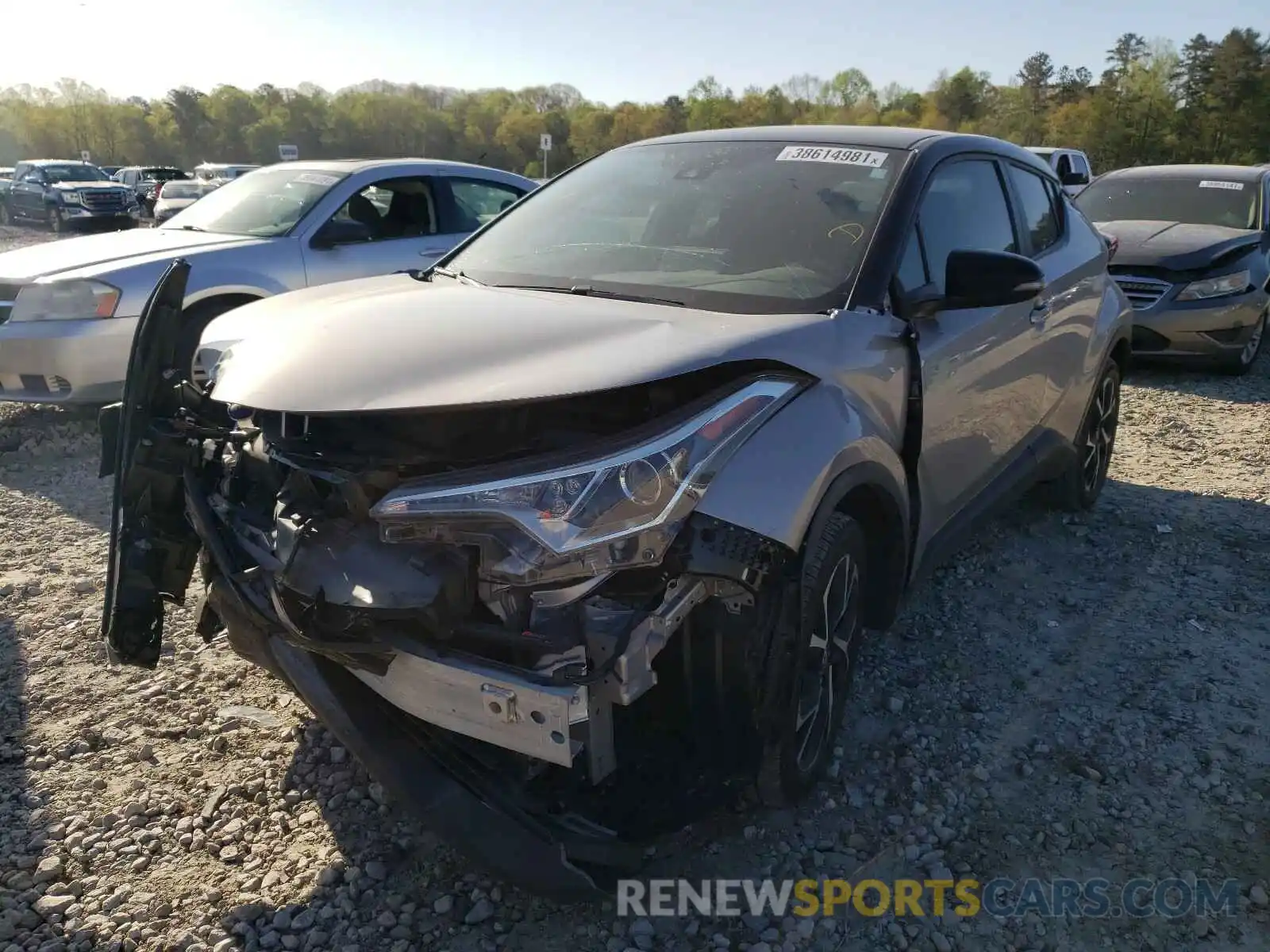 2 Photograph of a damaged car NMTKHMBX8KR092864 TOYOTA C-HR 2019