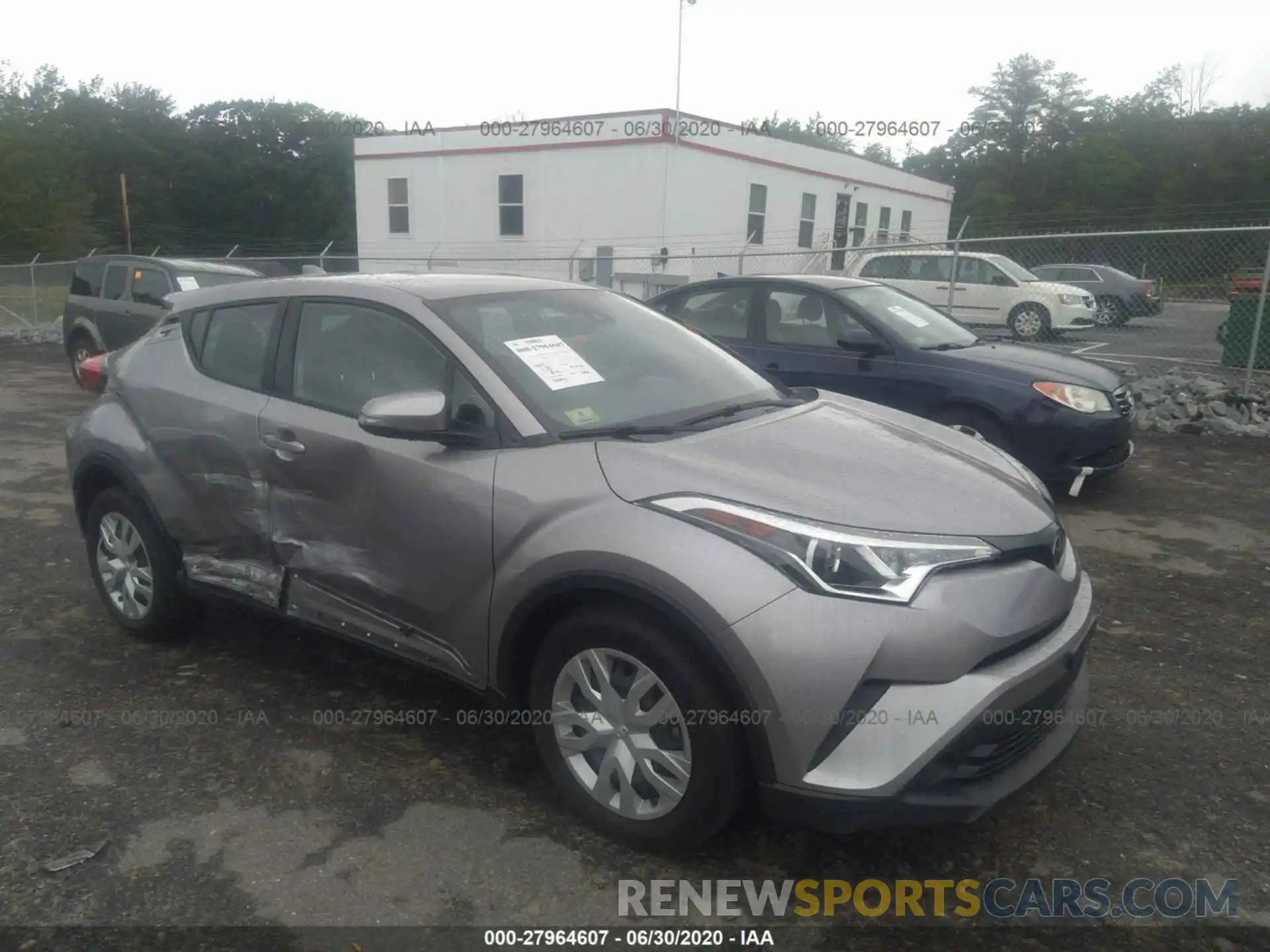 1 Photograph of a damaged car NMTKHMBX8KR095246 TOYOTA C-HR 2019