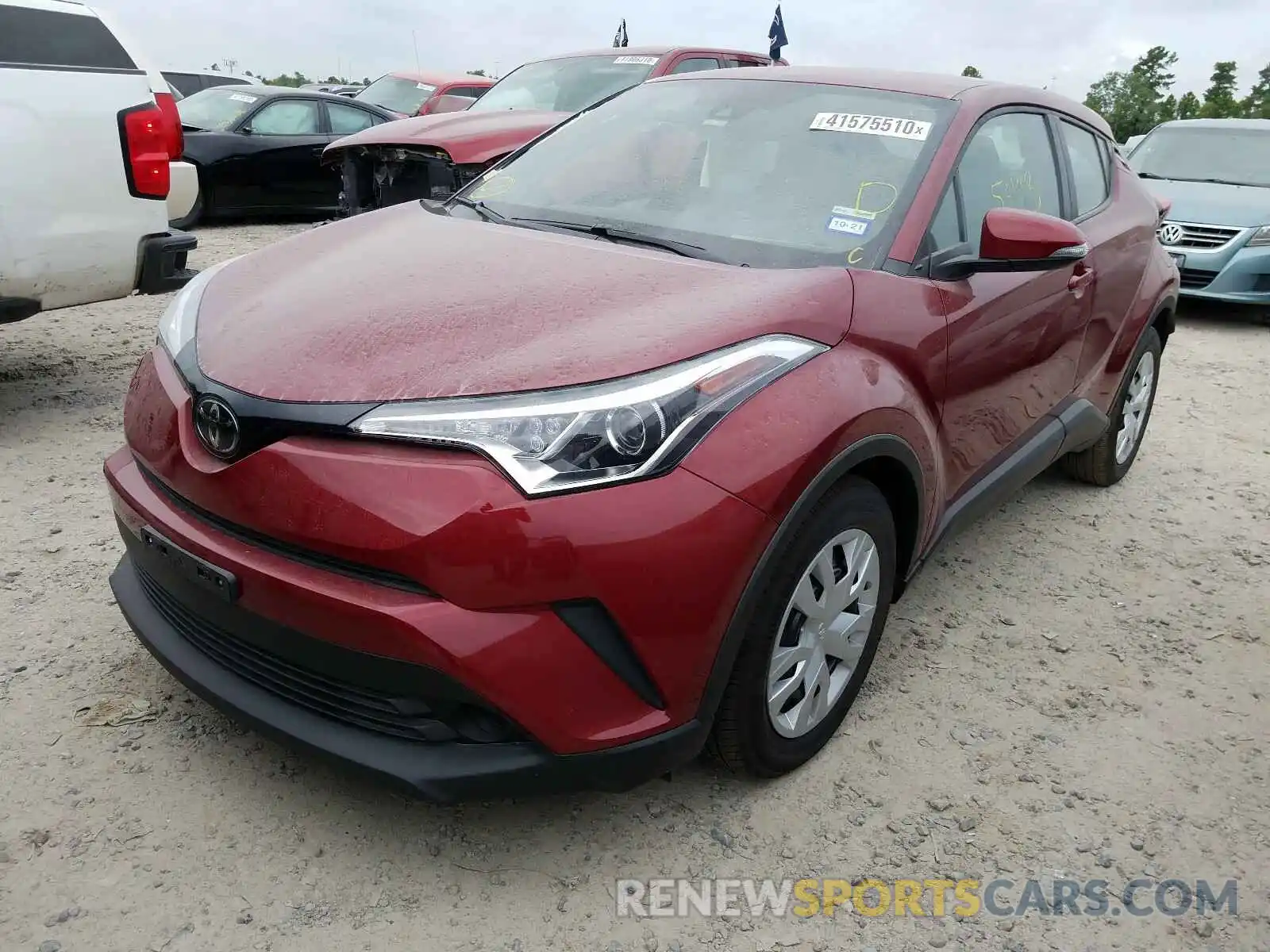 2 Photograph of a damaged car NMTKHMBX8KR096459 TOYOTA C-HR 2019