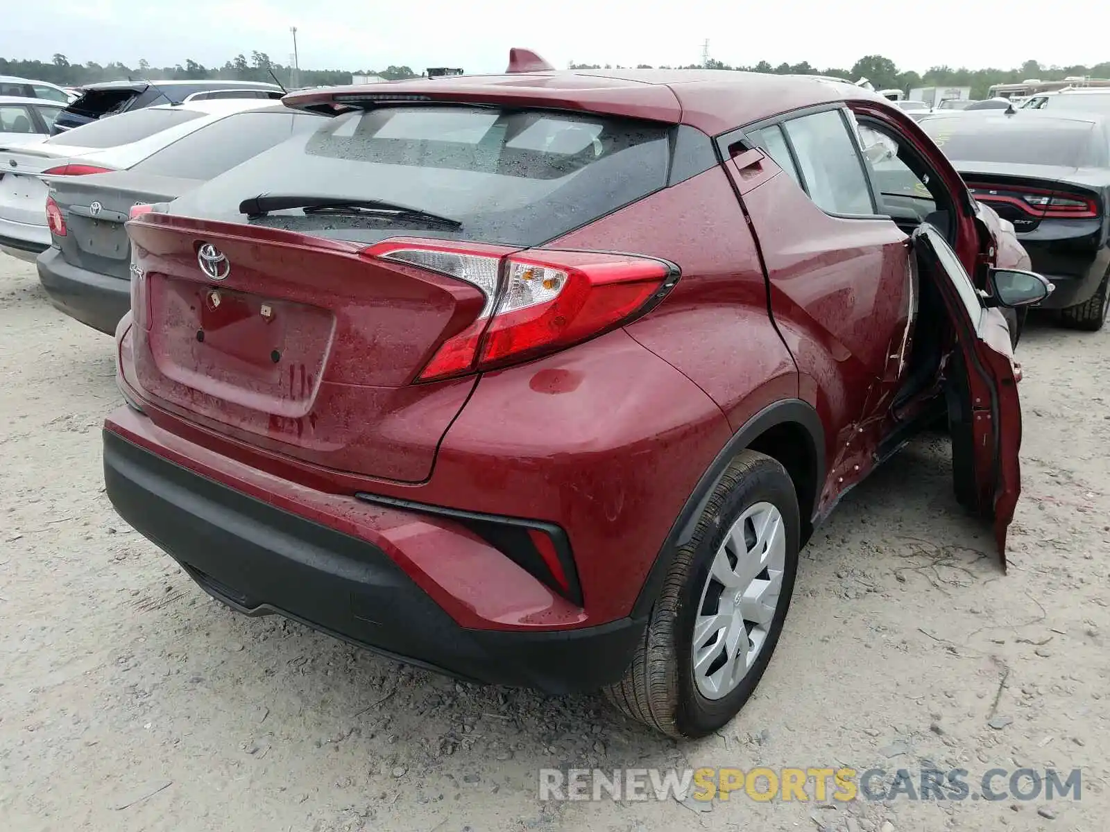 4 Photograph of a damaged car NMTKHMBX8KR096459 TOYOTA C-HR 2019