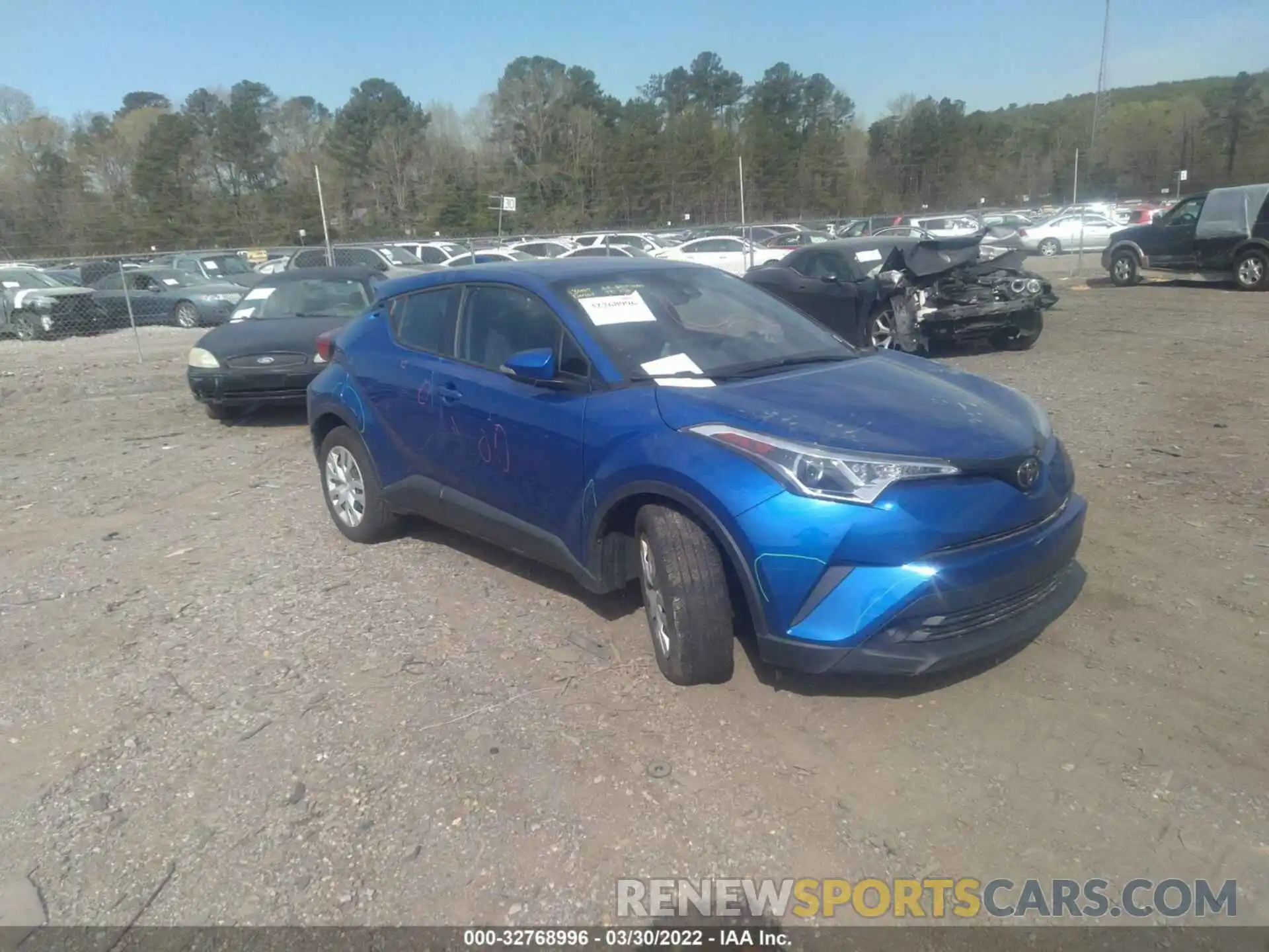 1 Photograph of a damaged car NMTKHMBX8KR098065 TOYOTA C-HR 2019