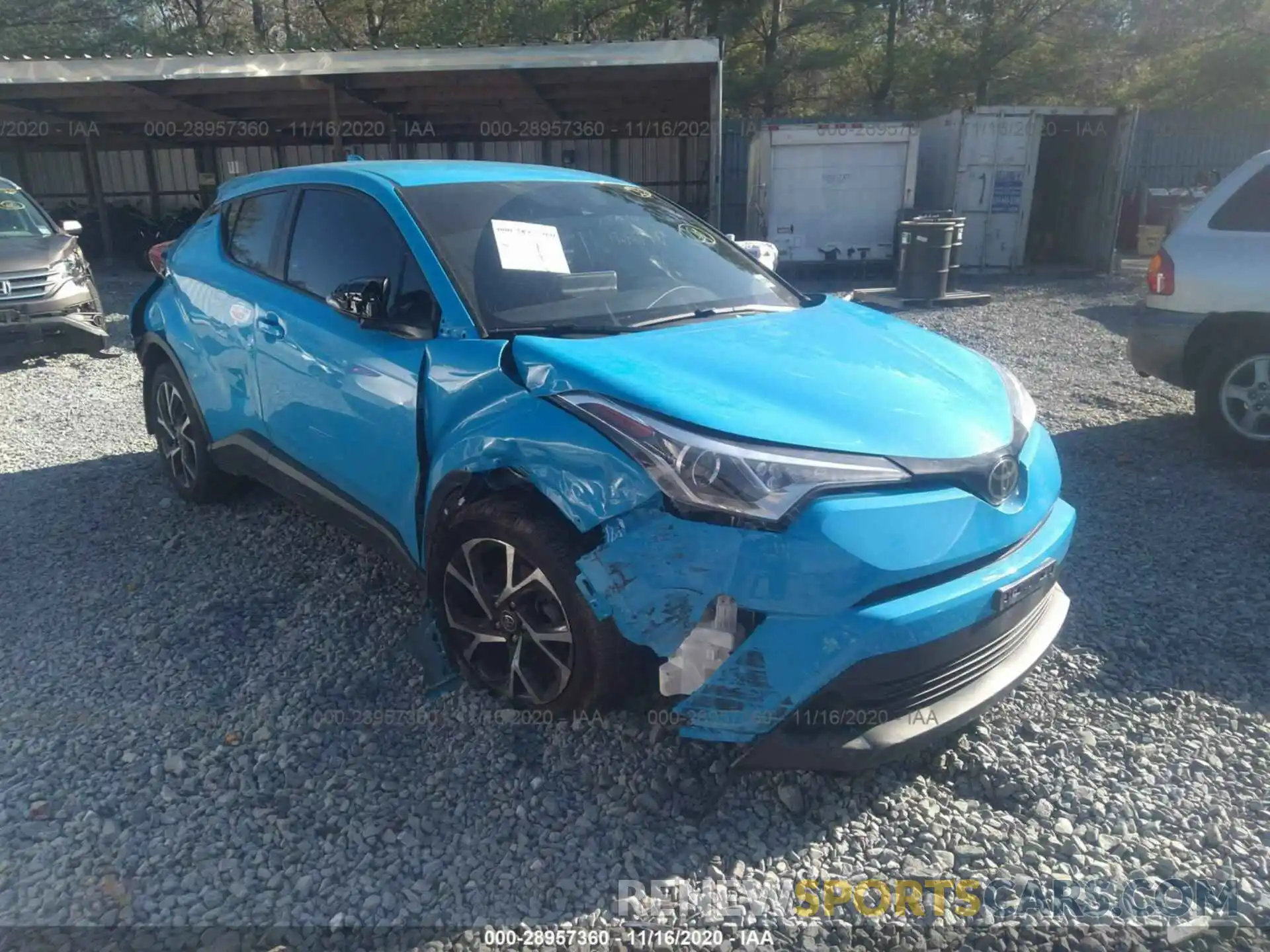 1 Photograph of a damaged car NMTKHMBX8KR098468 TOYOTA C-HR 2019