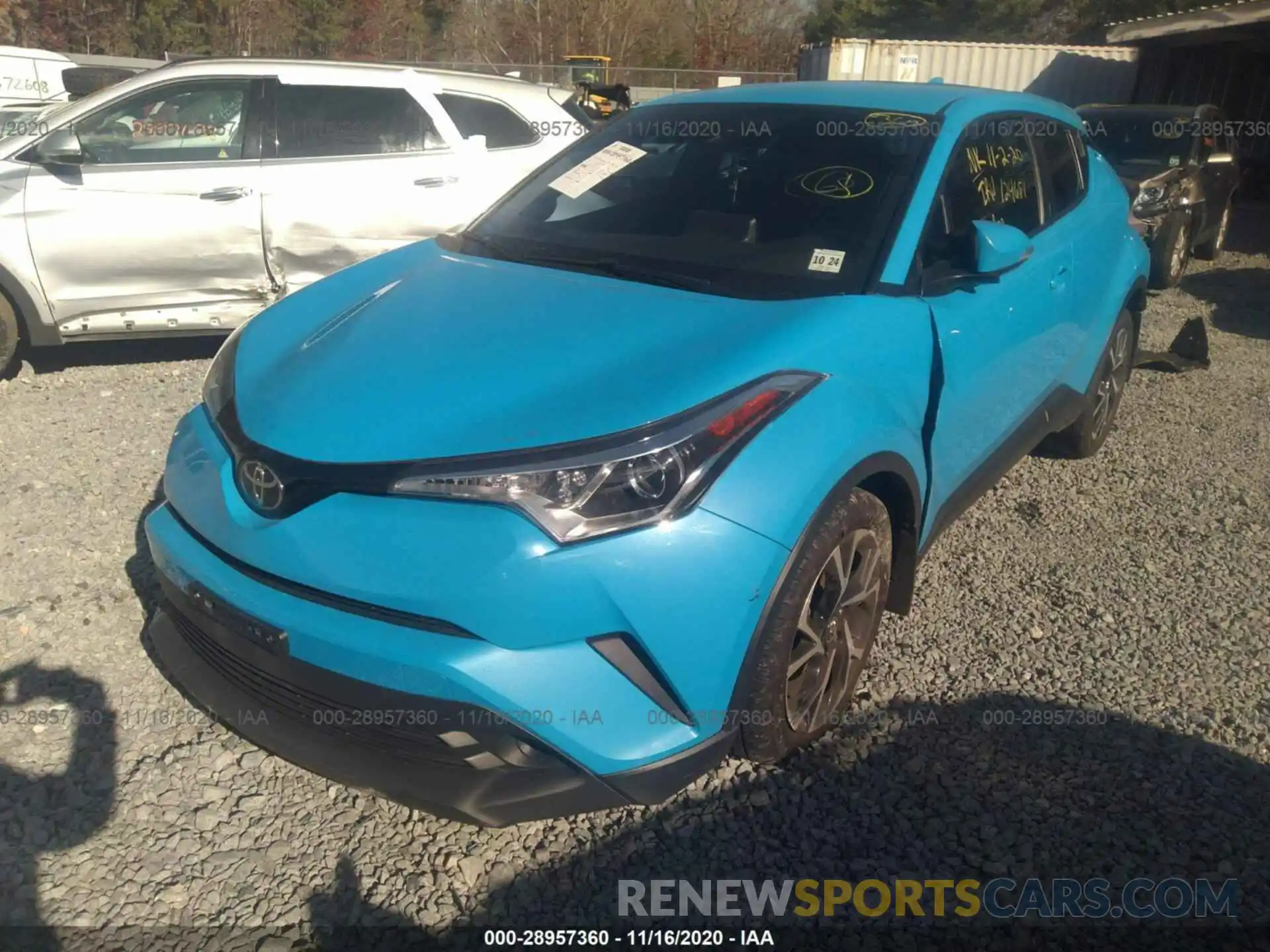 2 Photograph of a damaged car NMTKHMBX8KR098468 TOYOTA C-HR 2019