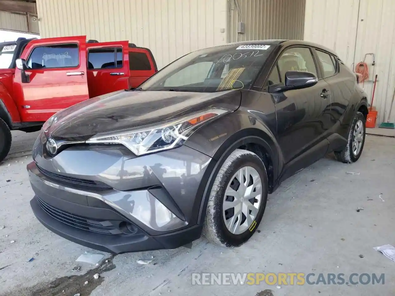 2 Photograph of a damaged car NMTKHMBX8KR100512 TOYOTA C-HR 2019