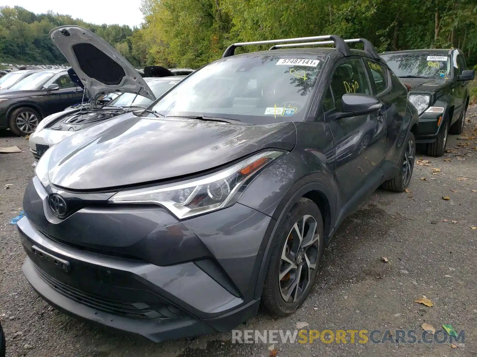 2 Photograph of a damaged car NMTKHMBX8KR100607 TOYOTA C-HR 2019