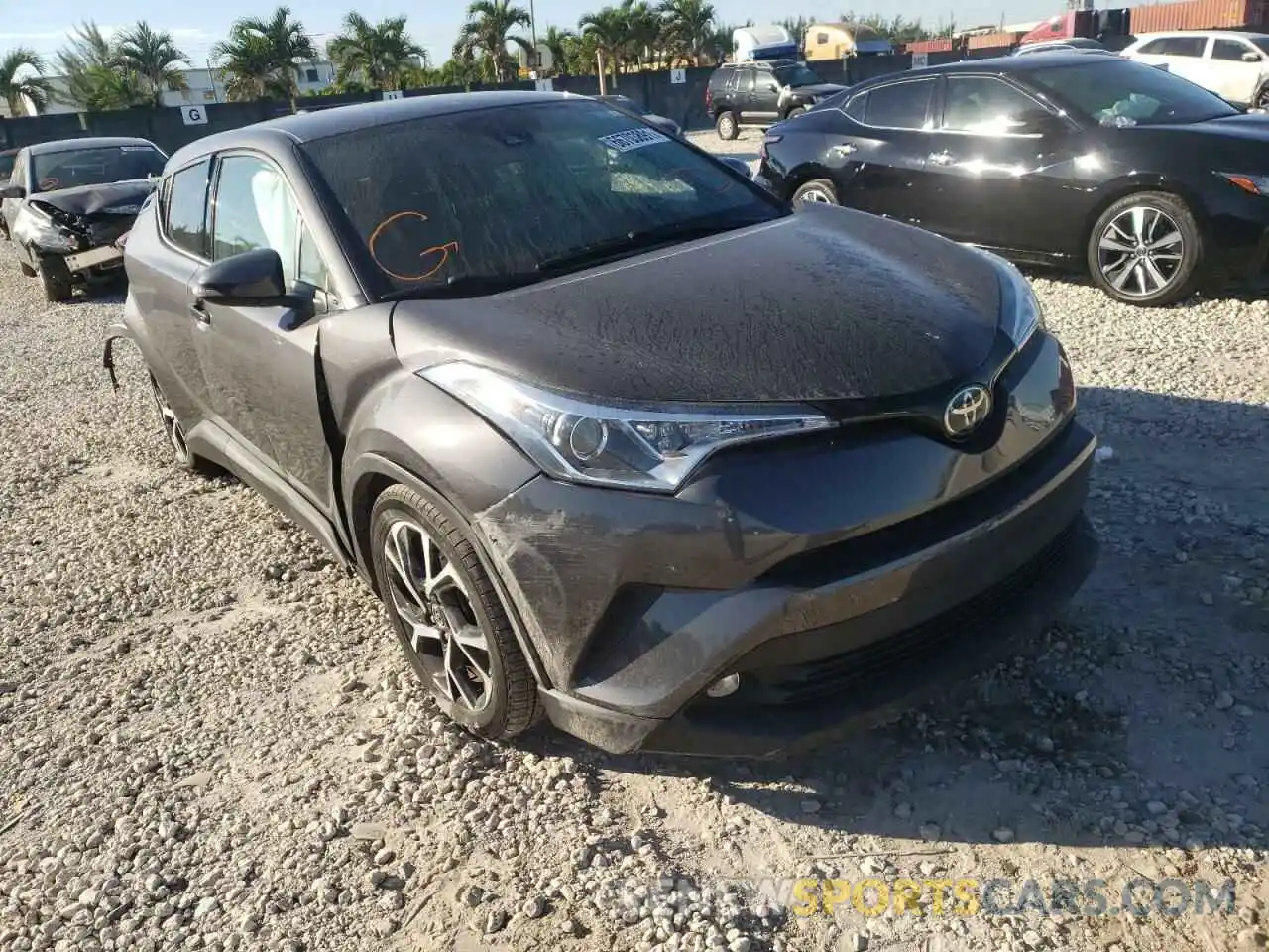 1 Фотография поврежденного автомобиля NMTKHMBX9KR069349 TOYOTA C-HR 2019