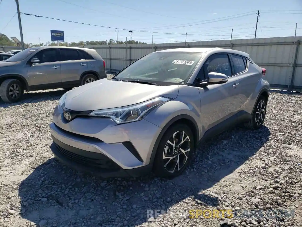 2 Photograph of a damaged car NMTKHMBX9KR070047 TOYOTA C-HR 2019