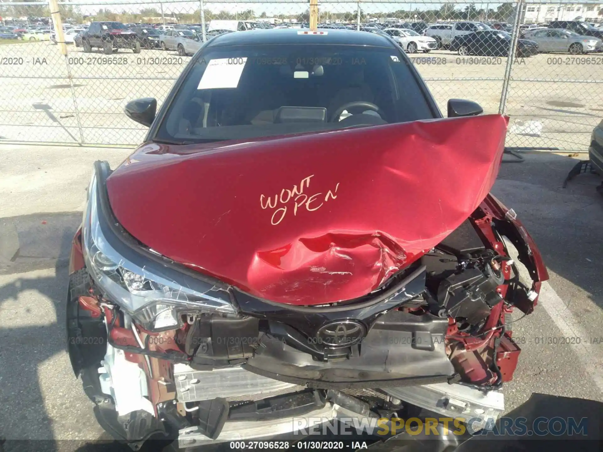 10 Photograph of a damaged car NMTKHMBX9KR072770 TOYOTA C-HR 2019