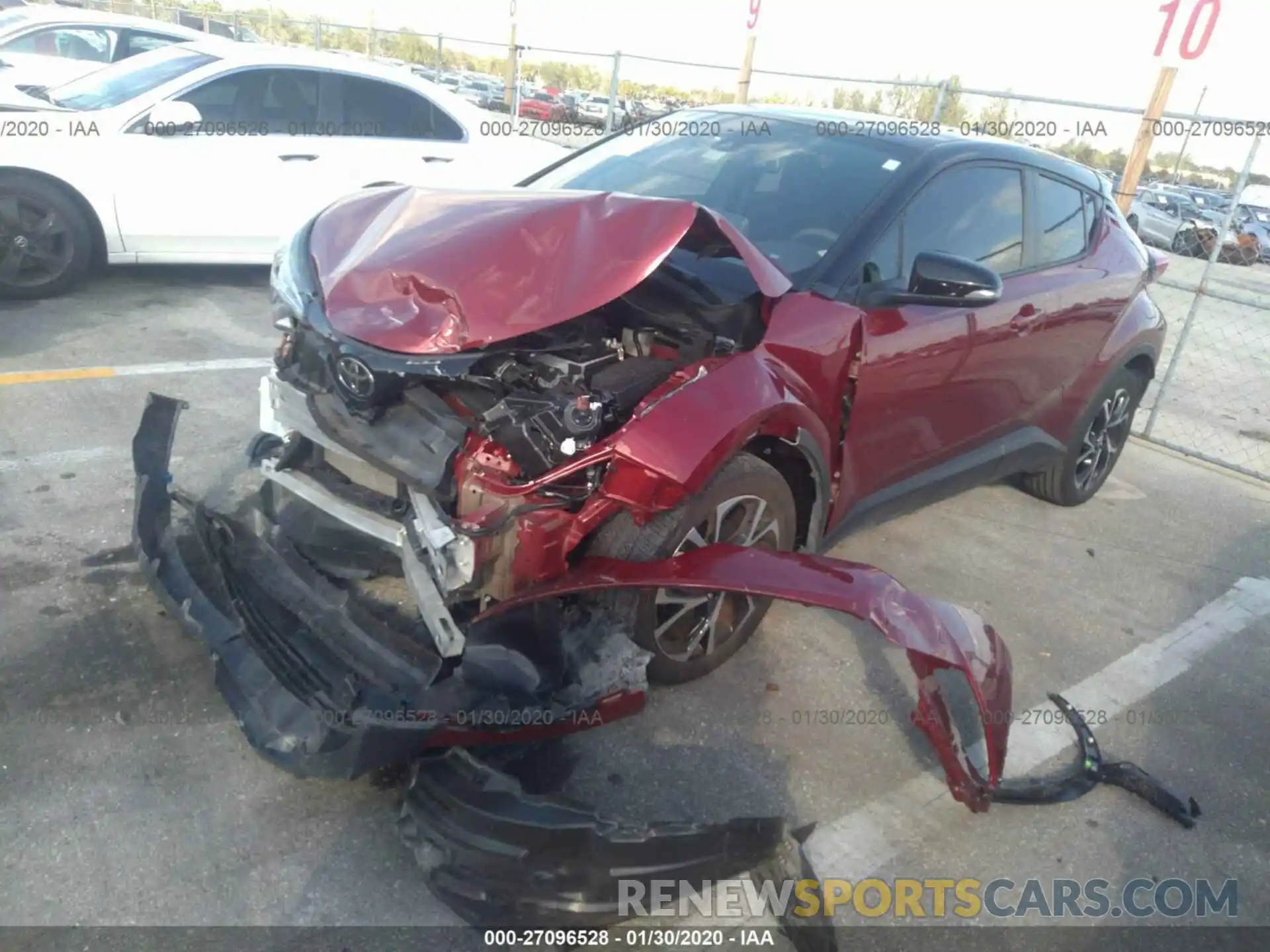 2 Photograph of a damaged car NMTKHMBX9KR072770 TOYOTA C-HR 2019