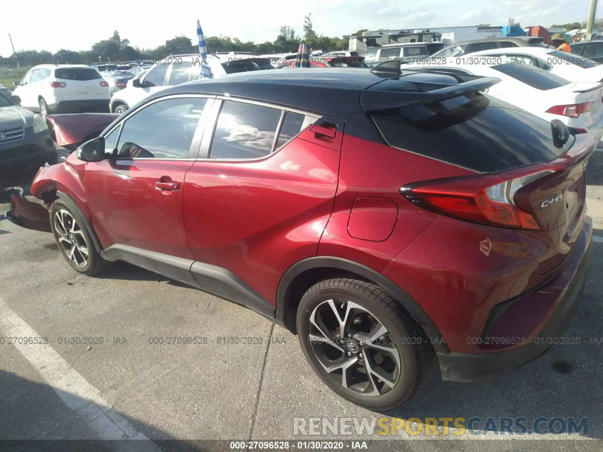 3 Фотография поврежденного автомобиля NMTKHMBX9KR072770 TOYOTA C-HR 2019