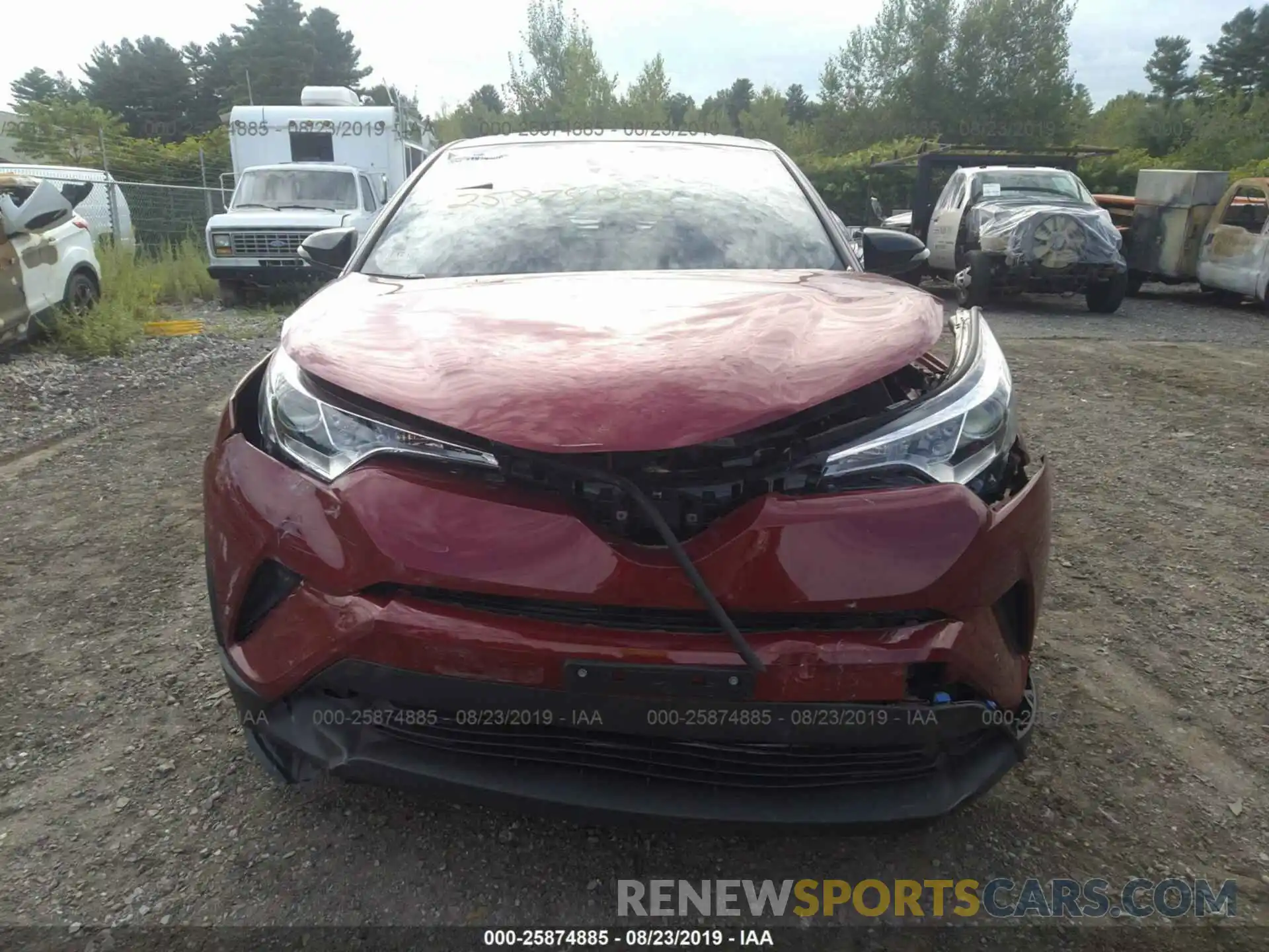 6 Photograph of a damaged car NMTKHMBX9KR072803 TOYOTA C-HR 2019