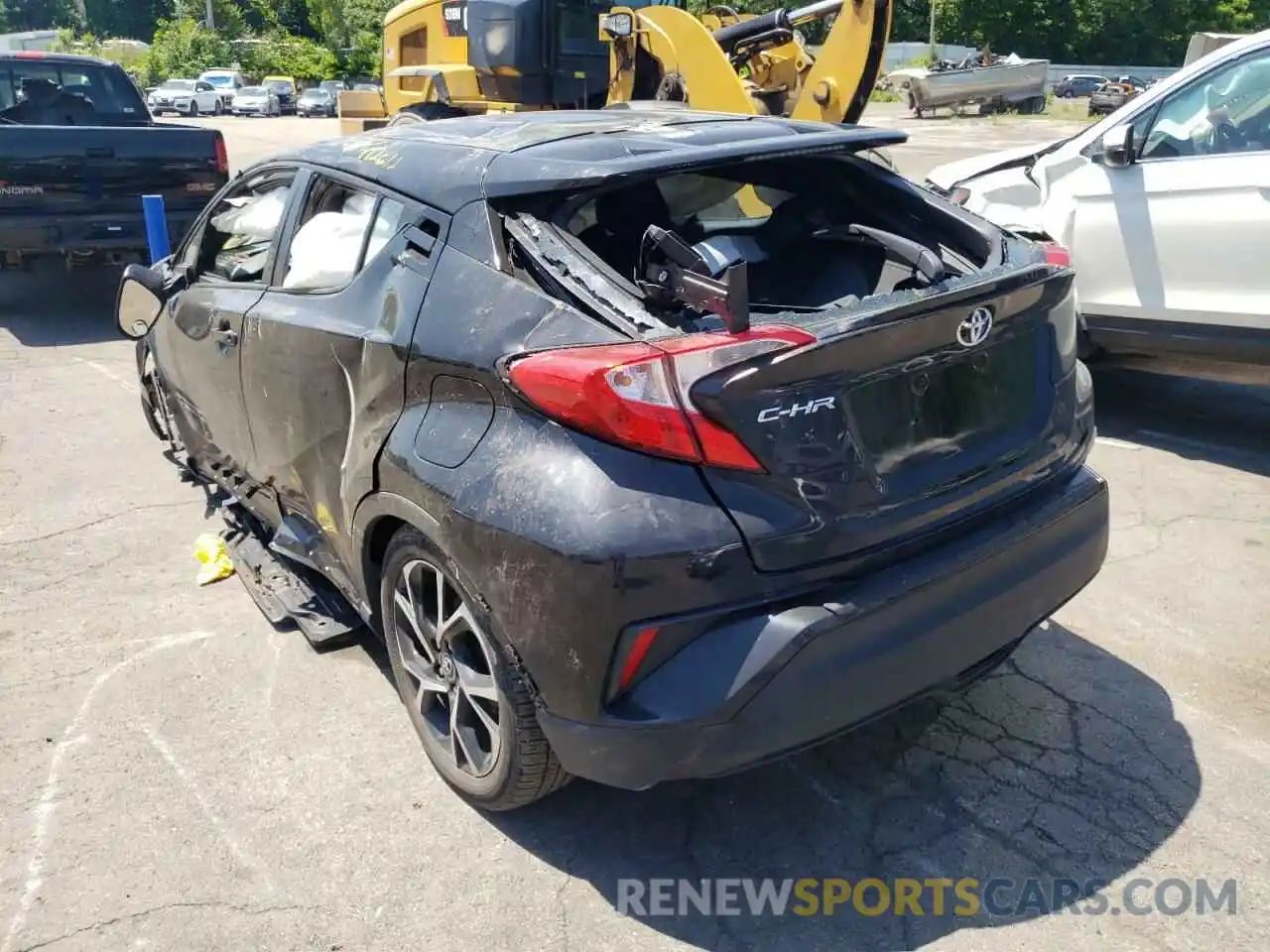 3 Photograph of a damaged car NMTKHMBX9KR073000 TOYOTA C-HR 2019