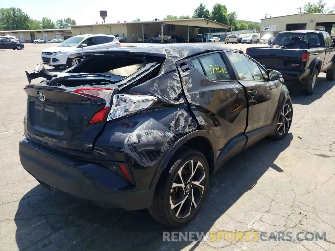 4 Фотография поврежденного автомобиля NMTKHMBX9KR073000 TOYOTA C-HR 2019