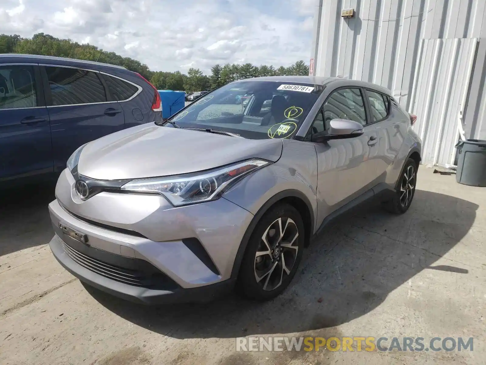 2 Photograph of a damaged car NMTKHMBX9KR074552 TOYOTA C-HR 2019