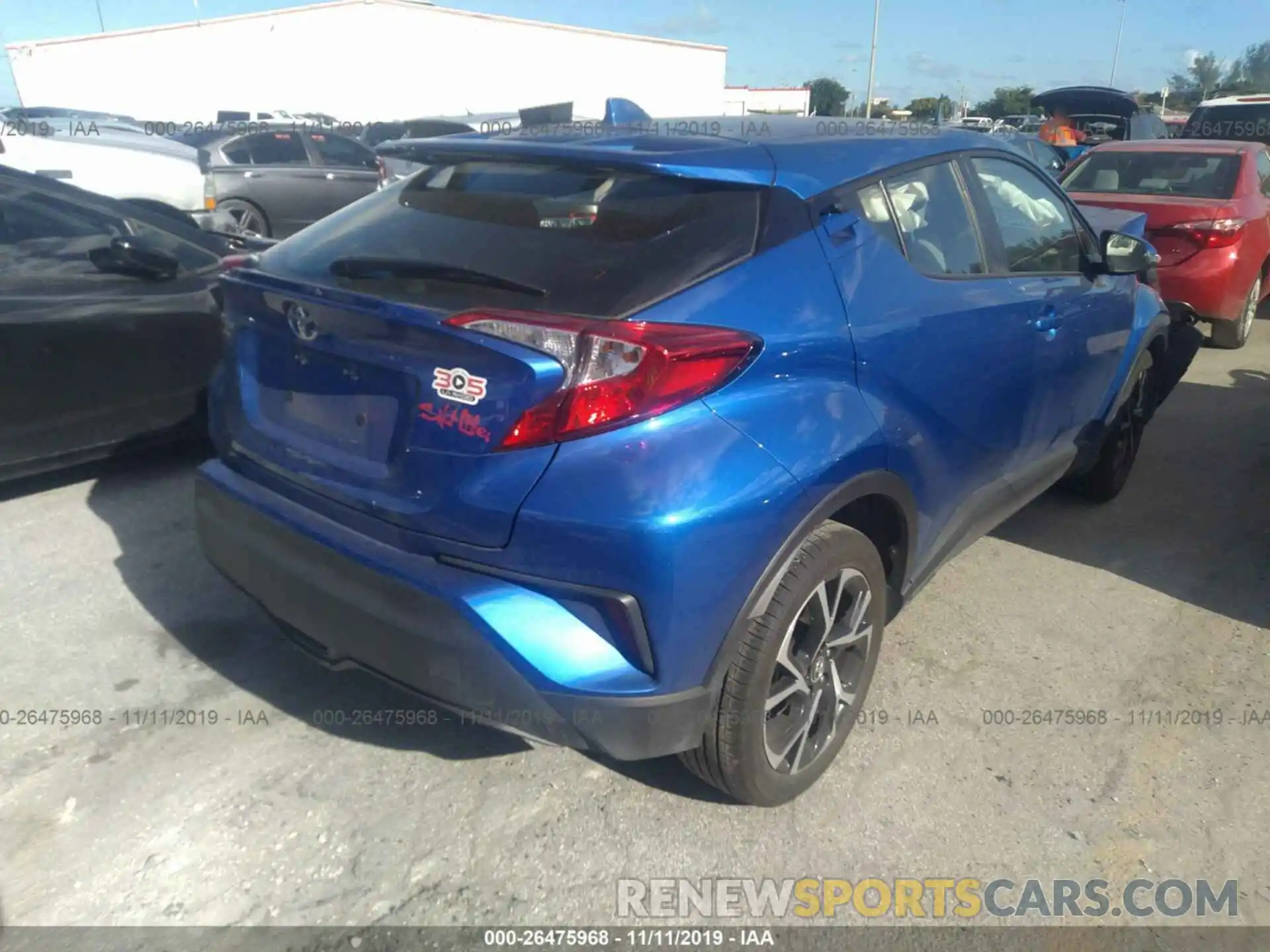 4 Photograph of a damaged car NMTKHMBX9KR075622 TOYOTA C-HR 2019