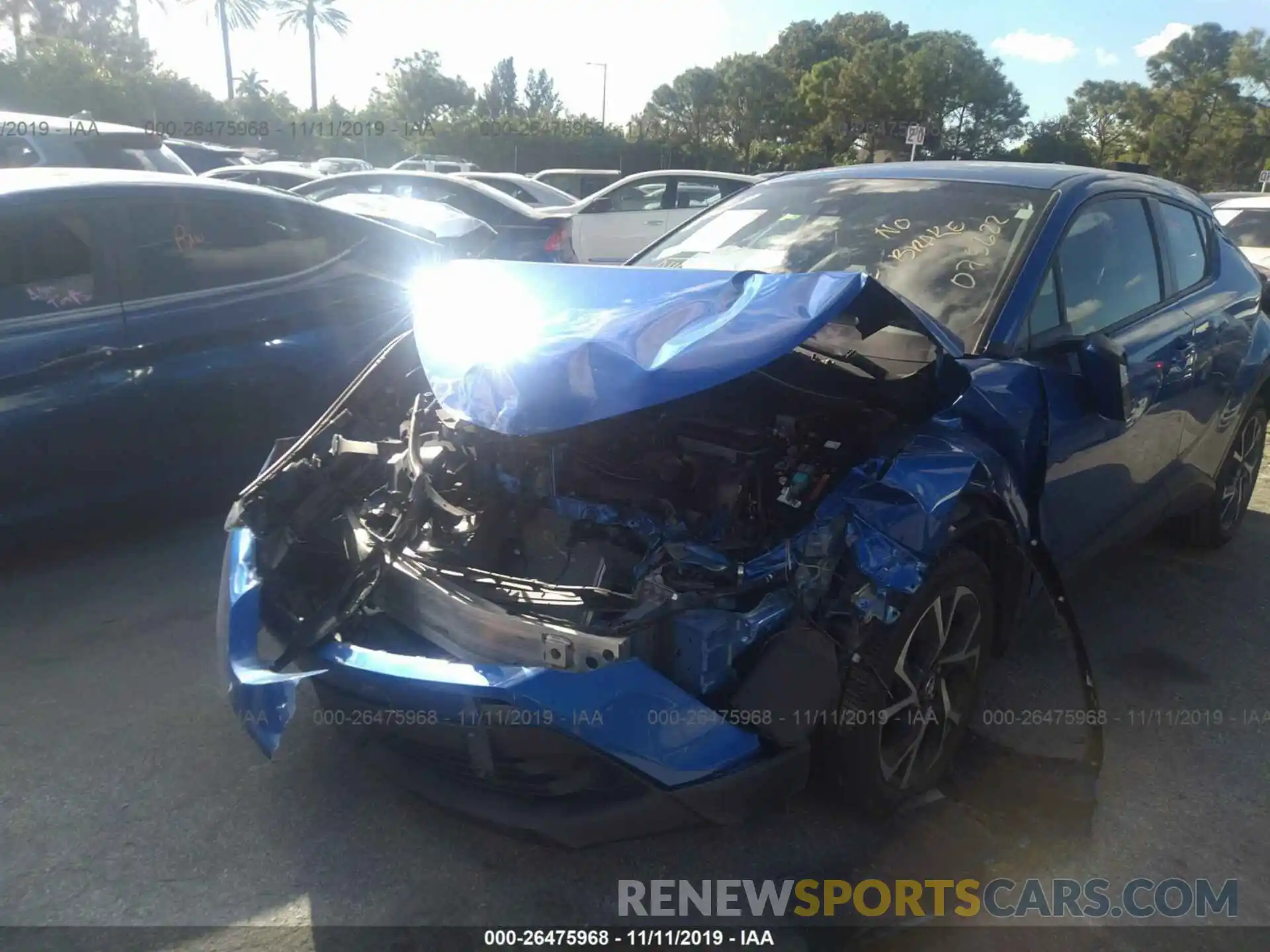 6 Photograph of a damaged car NMTKHMBX9KR075622 TOYOTA C-HR 2019