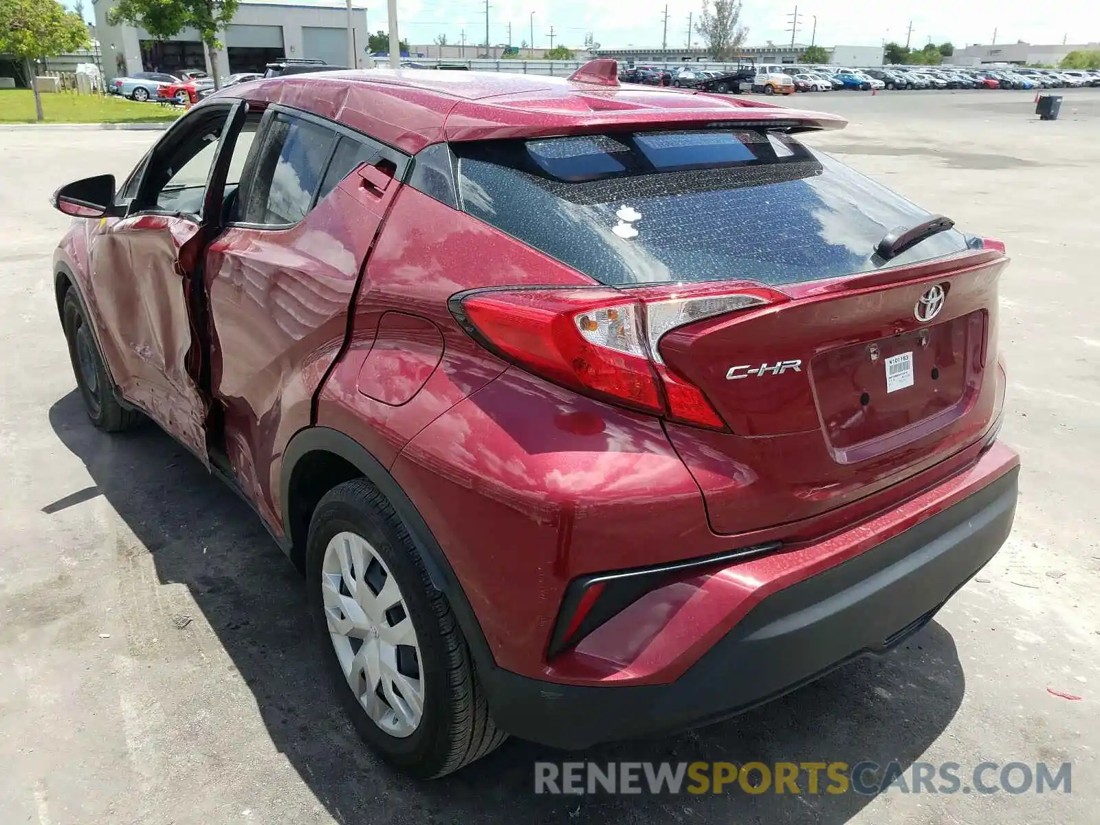 3 Photograph of a damaged car NMTKHMBX9KR076706 TOYOTA C-HR 2019