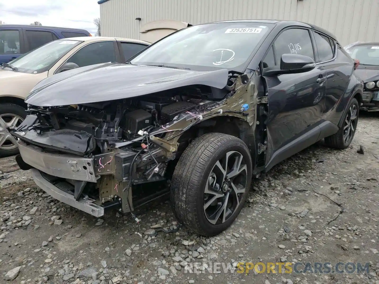 2 Photograph of a damaged car NMTKHMBX9KR077449 TOYOTA C-HR 2019