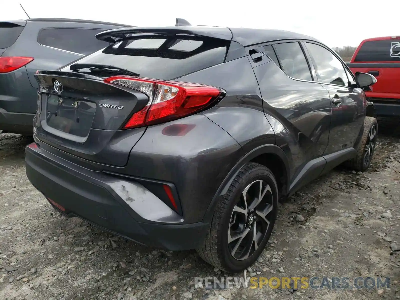 4 Фотография поврежденного автомобиля NMTKHMBX9KR077449 TOYOTA C-HR 2019