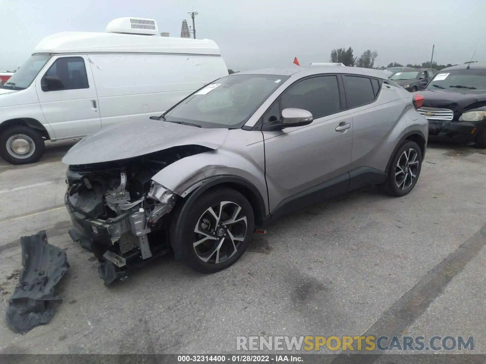 2 Photograph of a damaged car NMTKHMBX9KR078889 TOYOTA C-HR 2019