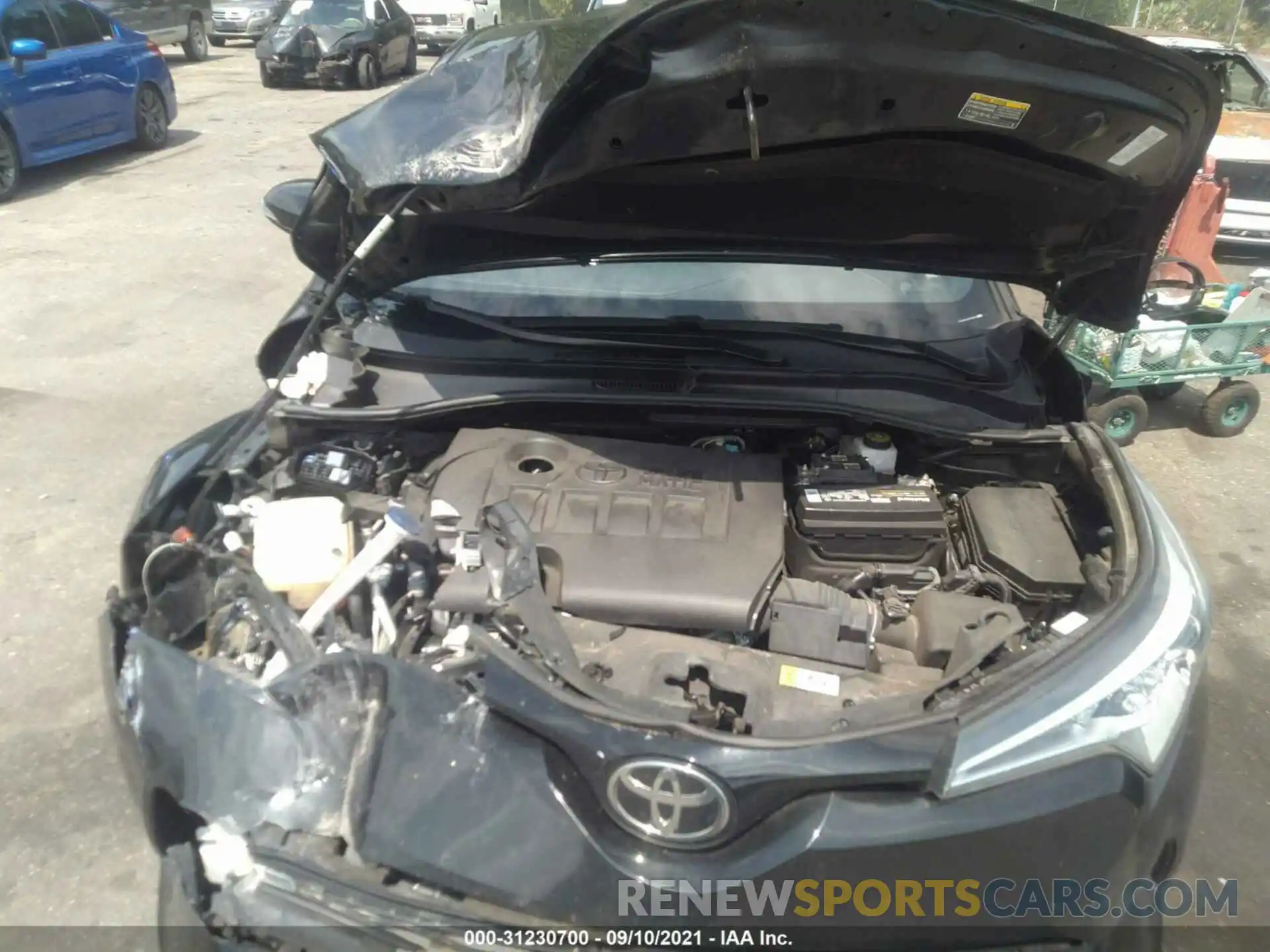 10 Photograph of a damaged car NMTKHMBX9KR078908 TOYOTA C-HR 2019