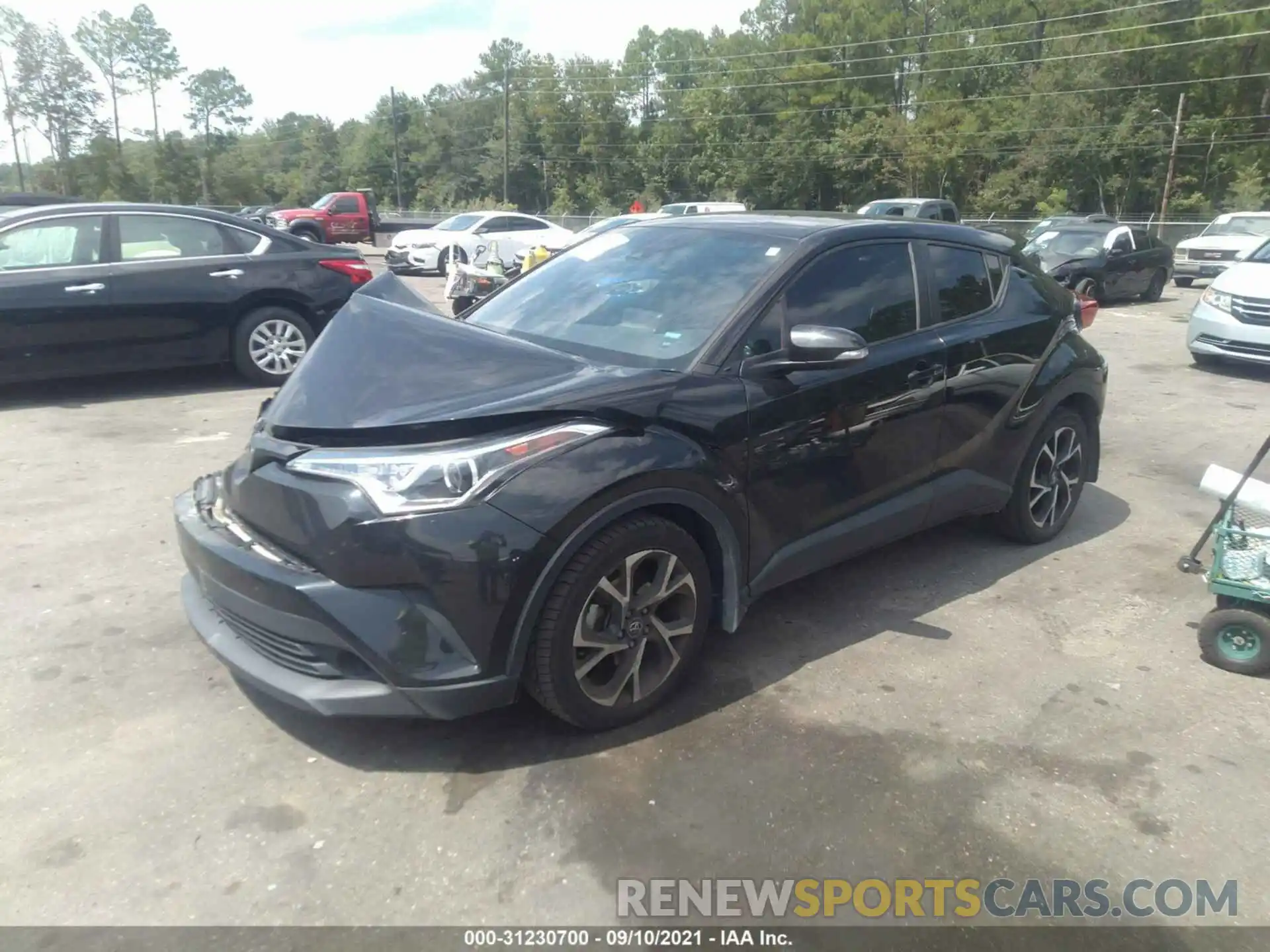 2 Photograph of a damaged car NMTKHMBX9KR078908 TOYOTA C-HR 2019