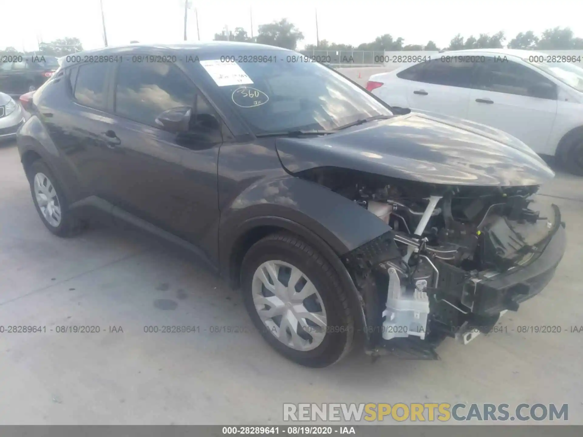 1 Photograph of a damaged car NMTKHMBX9KR079055 TOYOTA C-HR 2019