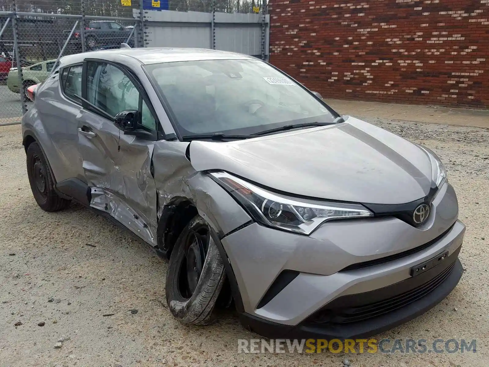 1 Photograph of a damaged car NMTKHMBX9KR079248 TOYOTA C-HR 2019