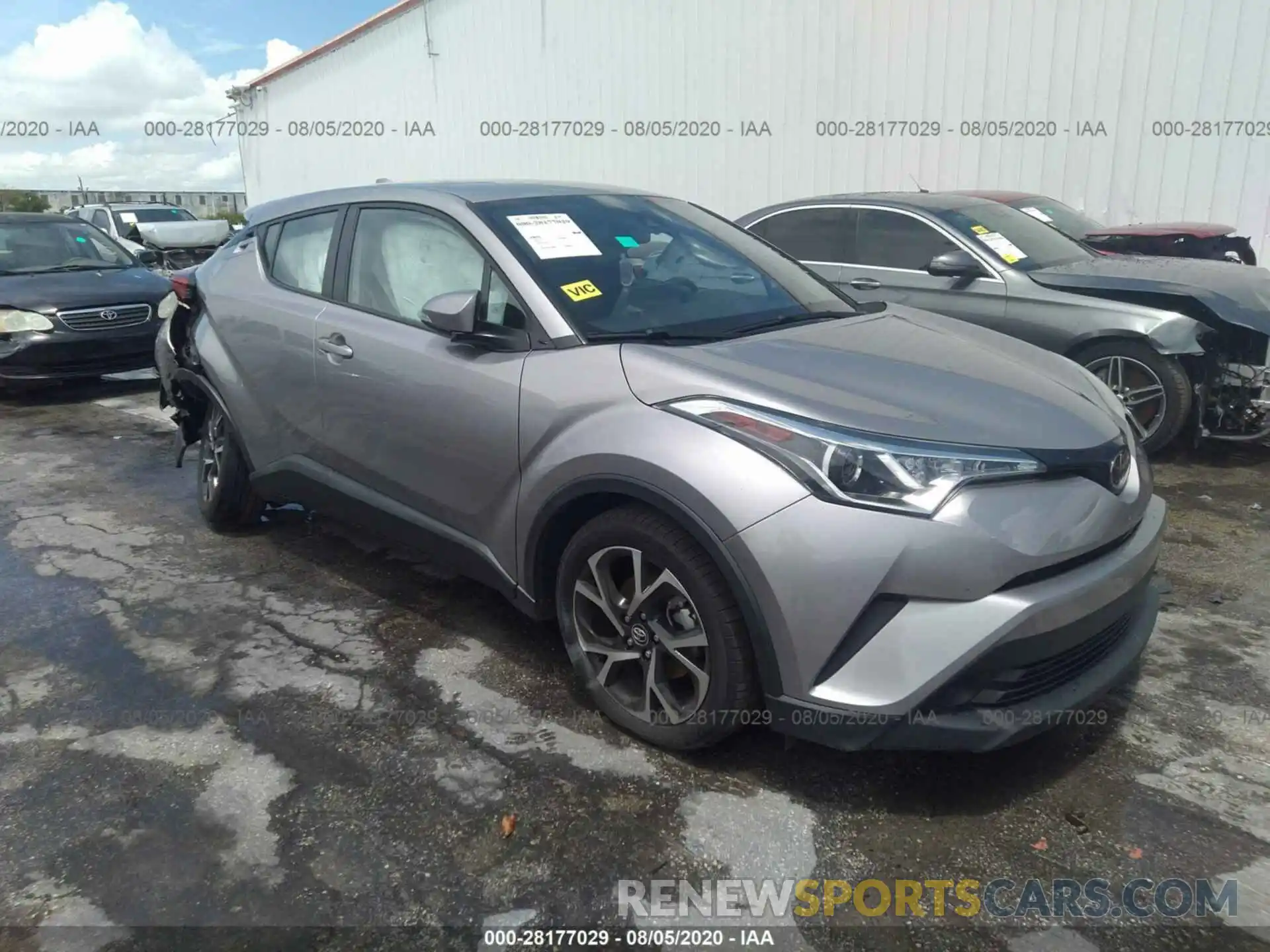 1 Фотография поврежденного автомобиля NMTKHMBX9KR079931 TOYOTA C-HR 2019