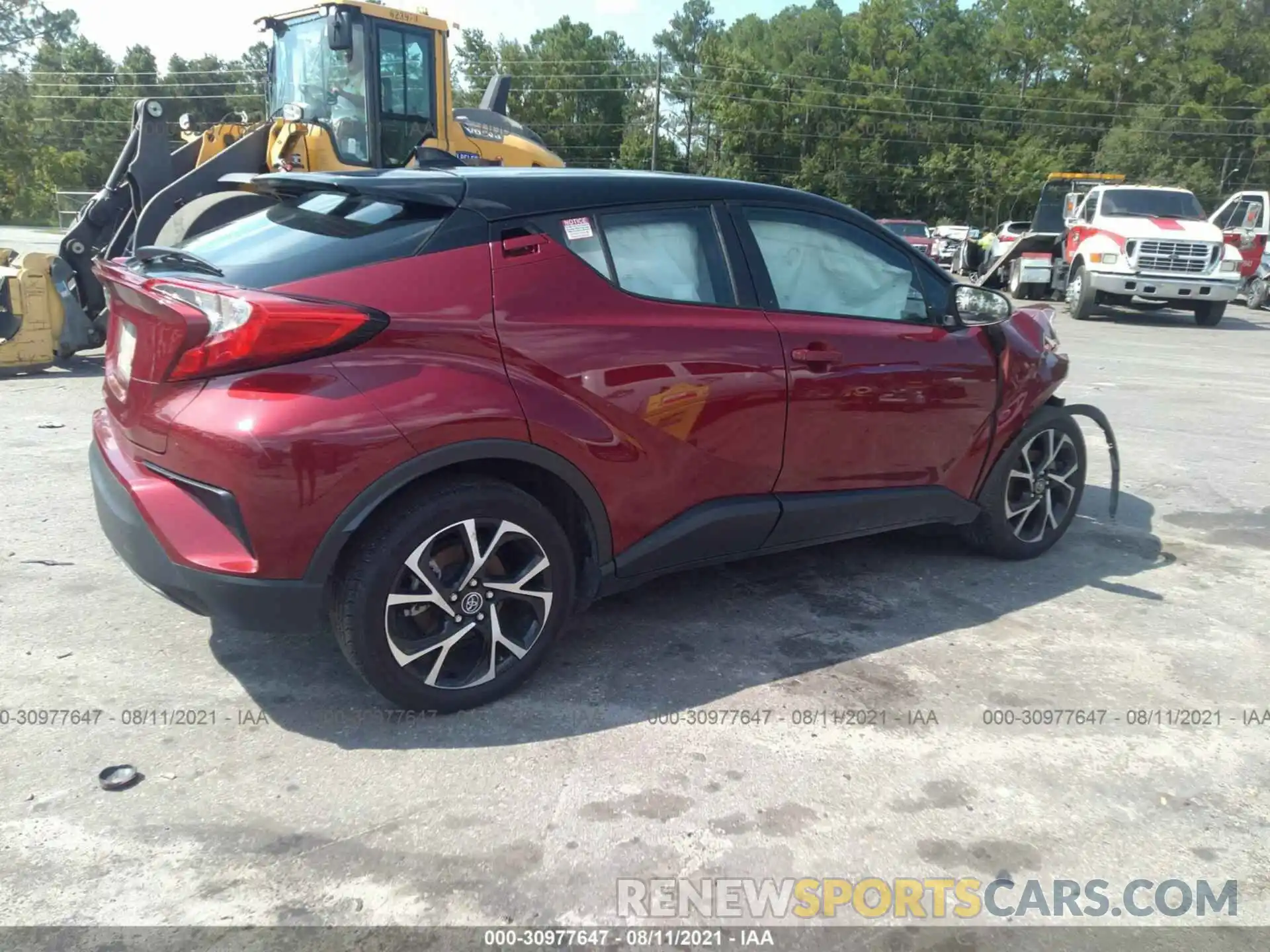 4 Фотография поврежденного автомобиля NMTKHMBX9KR081632 TOYOTA C-HR 2019