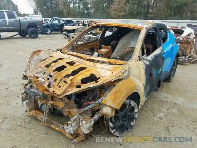 2 Photograph of a damaged car NMTKHMBX9KR082375 TOYOTA C-HR 2019