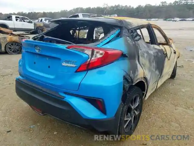 4 Photograph of a damaged car NMTKHMBX9KR082375 TOYOTA C-HR 2019