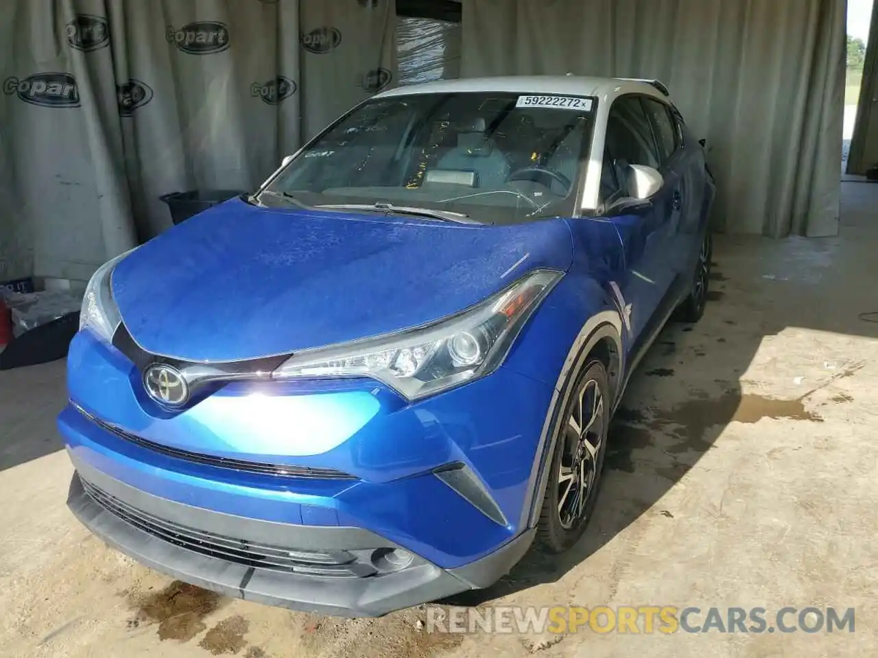 2 Photograph of a damaged car NMTKHMBX9KR082800 TOYOTA C-HR 2019