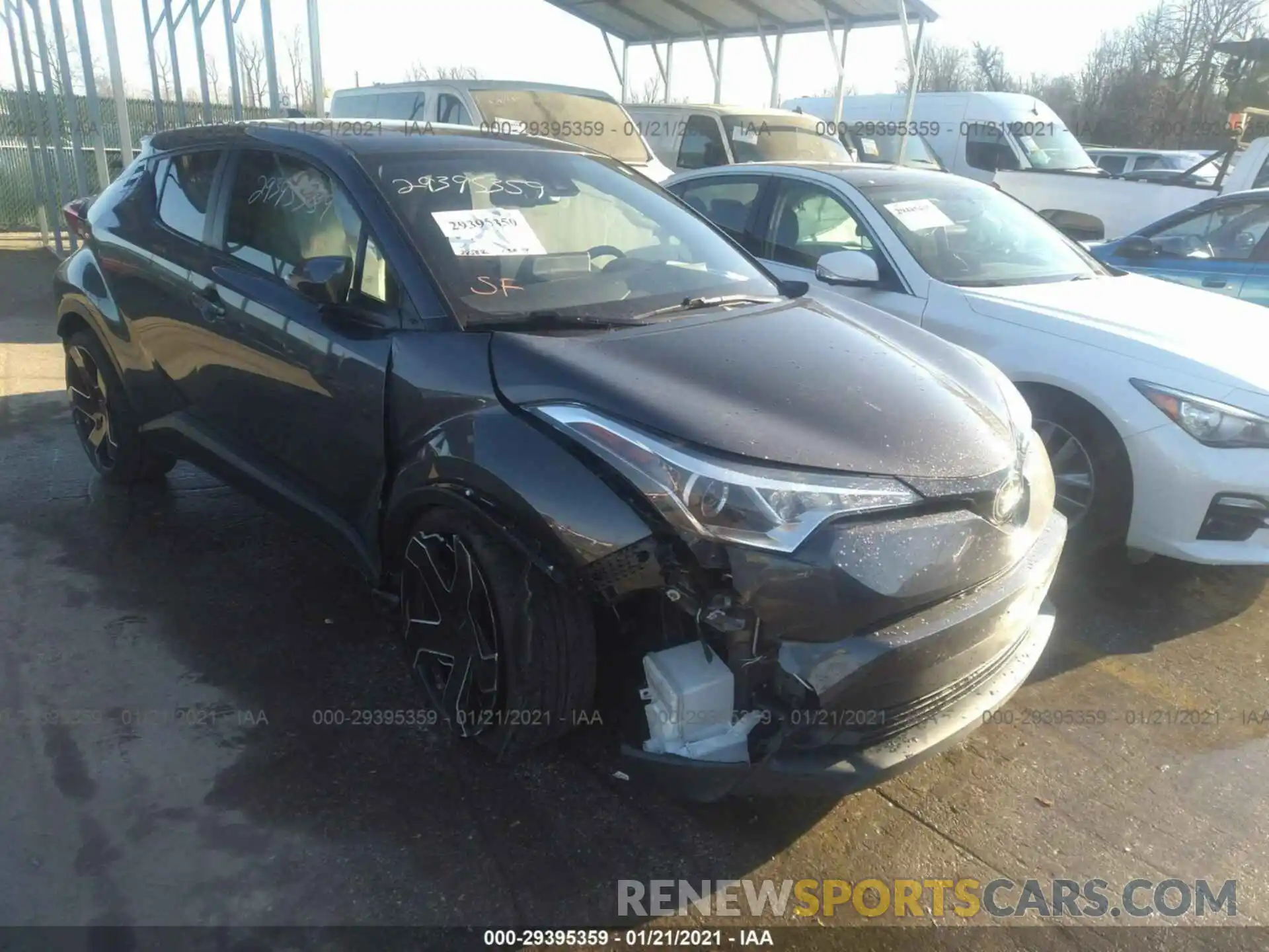 1 Photograph of a damaged car NMTKHMBX9KR083364 TOYOTA C-HR 2019