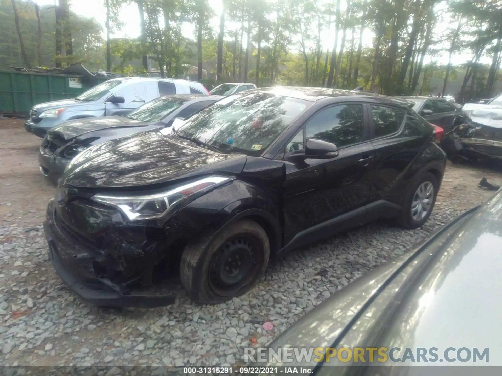 2 Photograph of a damaged car NMTKHMBX9KR084966 TOYOTA C-HR 2019