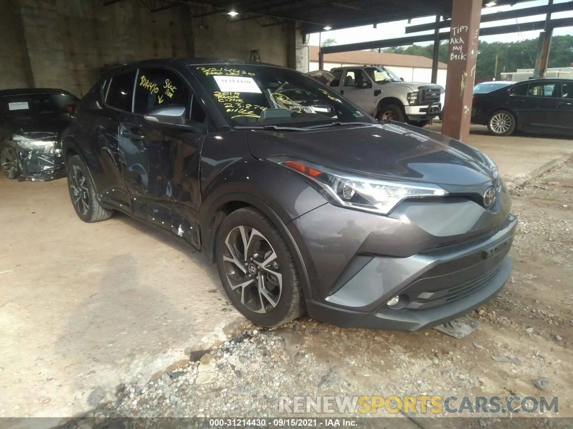 1 Photograph of a damaged car NMTKHMBX9KR085079 TOYOTA C-HR 2019