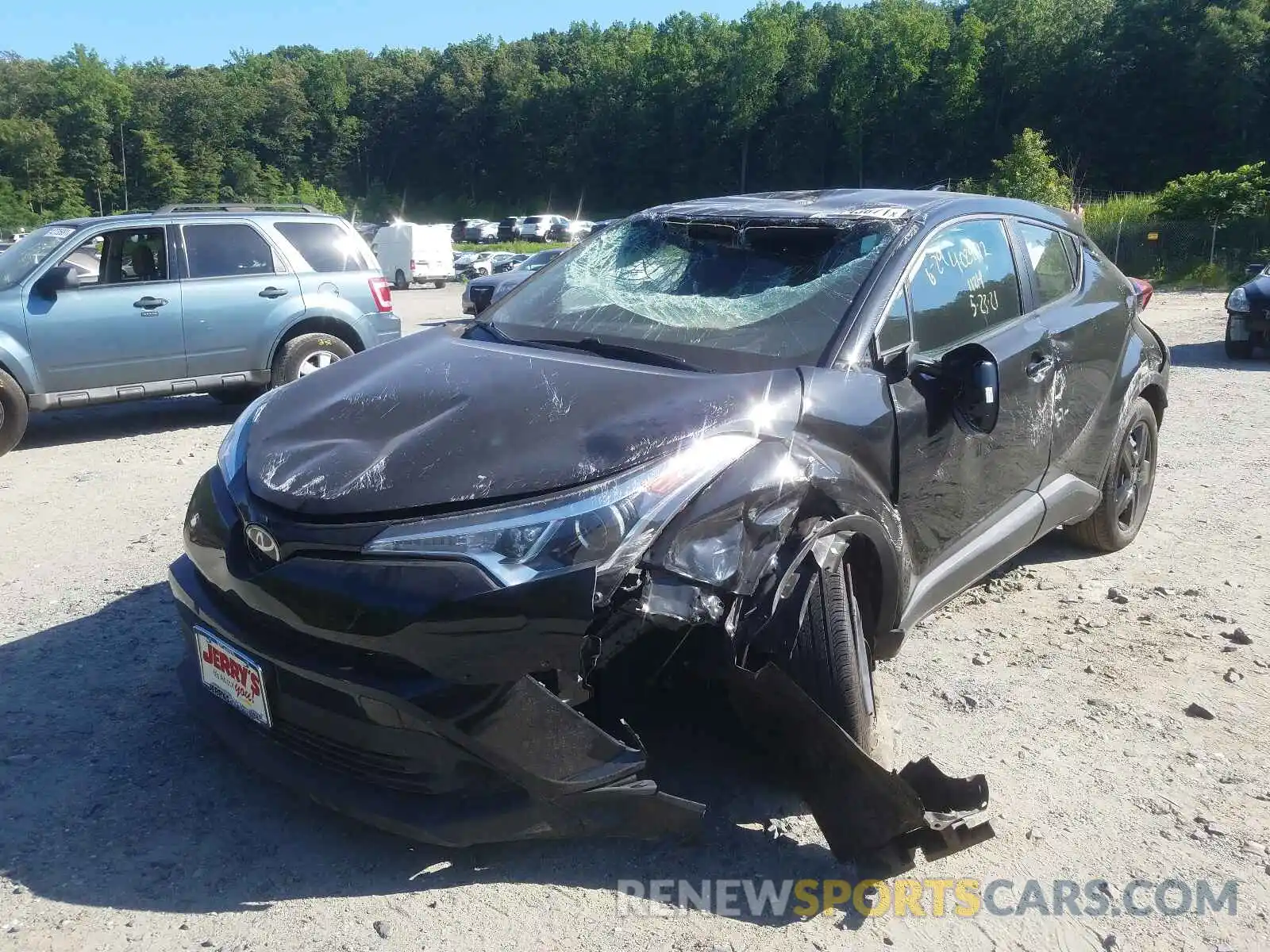 2 Photograph of a damaged car NMTKHMBX9KR085096 TOYOTA C-HR 2019