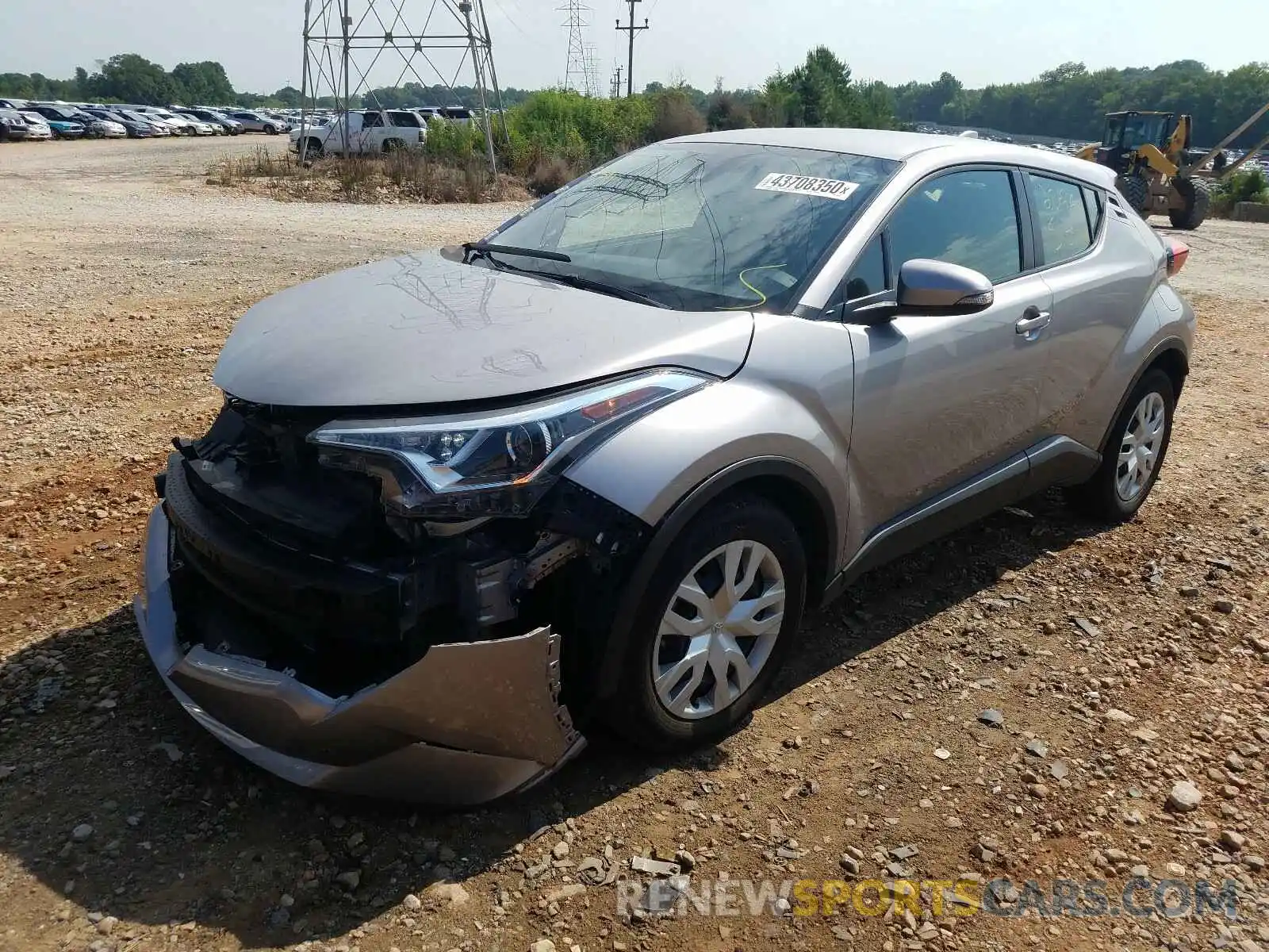 2 Photograph of a damaged car NMTKHMBX9KR085986 TOYOTA C-HR 2019