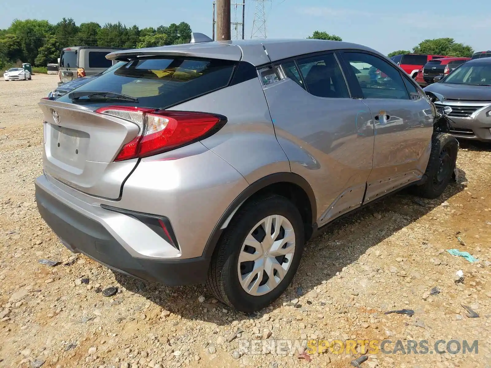 4 Photograph of a damaged car NMTKHMBX9KR085986 TOYOTA C-HR 2019